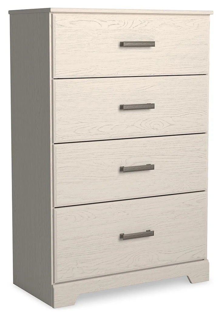Stelsie - Four Drawer Chest - White - Image 1