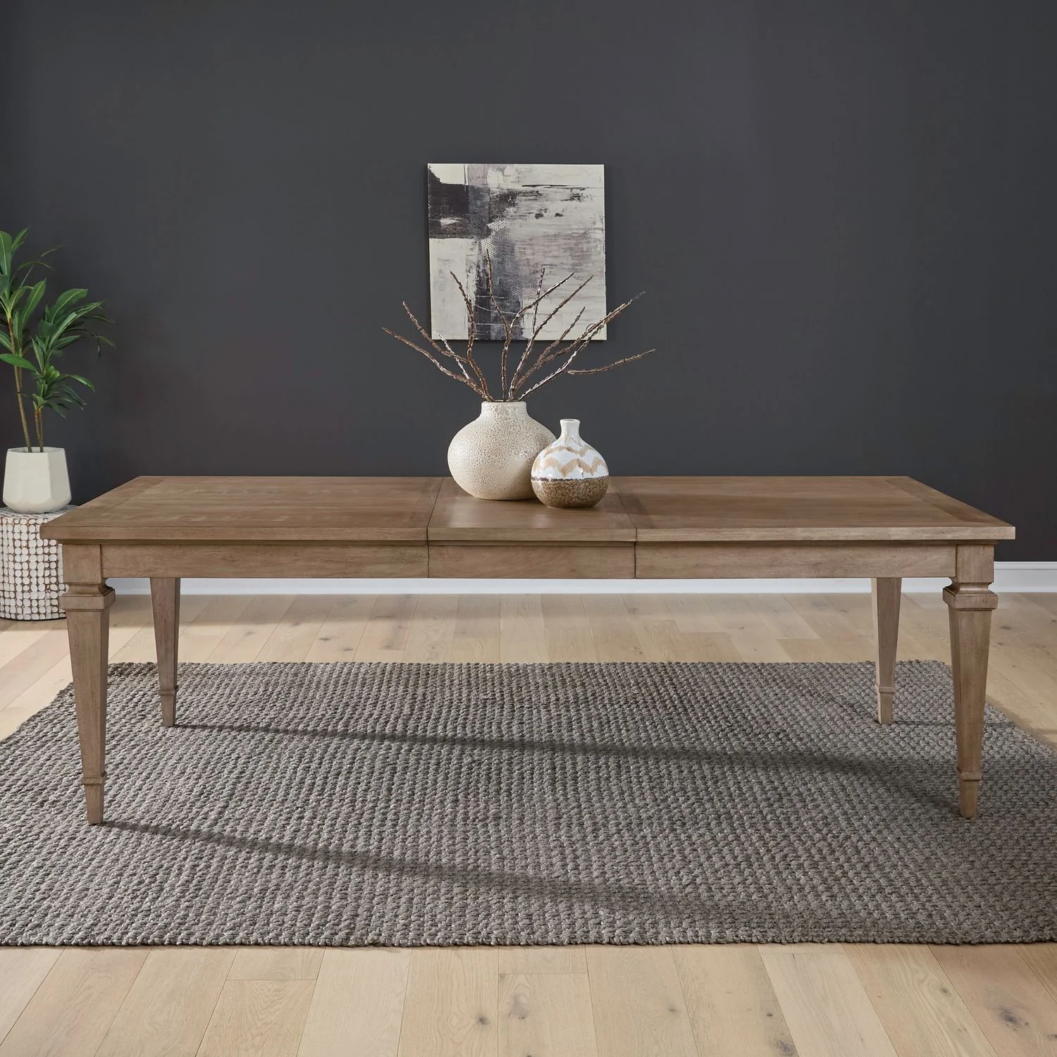 Haven Hills – Rectangular Leg Table – Camel Beige