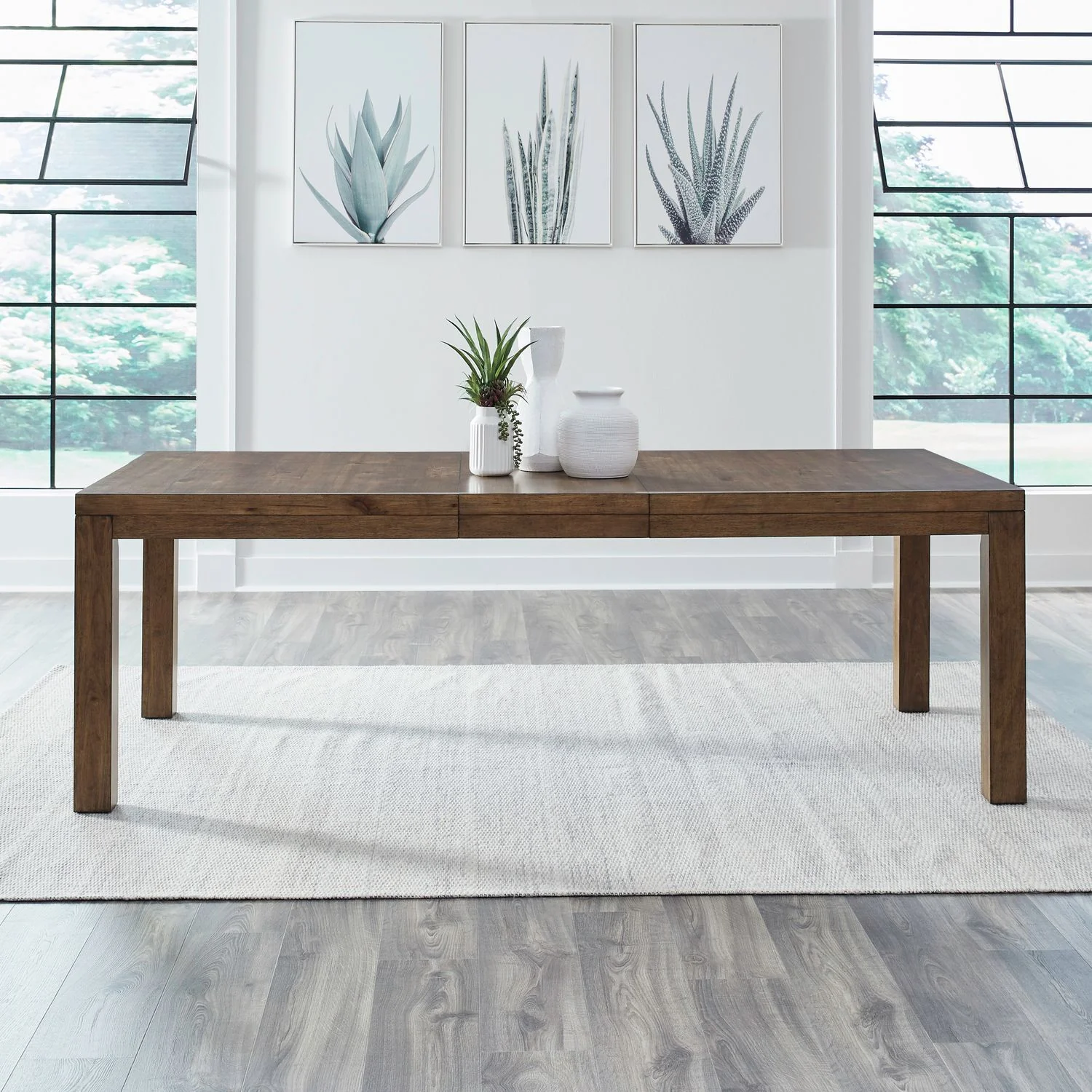 Shaker Lakes – Rectangular Leg Table – Harvest Brown