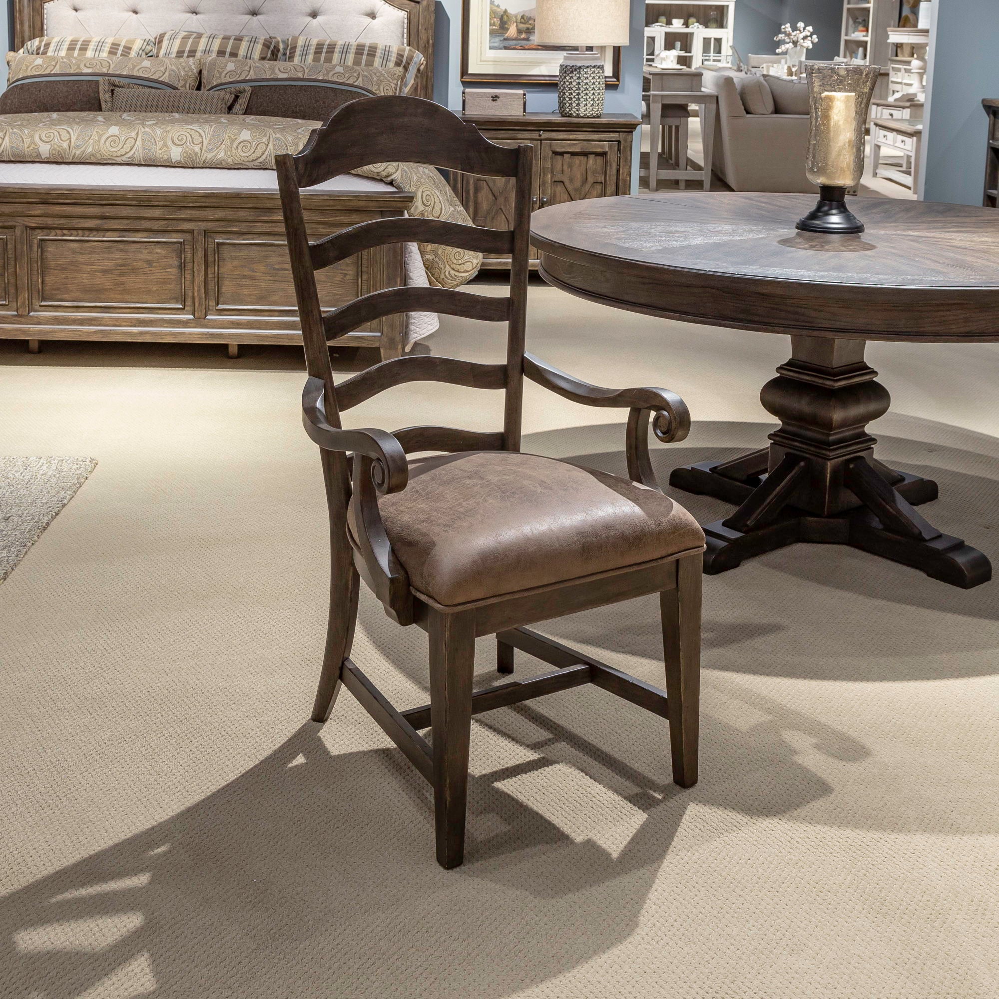 Paradise Valley - Upholstered Ladder Back Chair (RTA) - Image 1