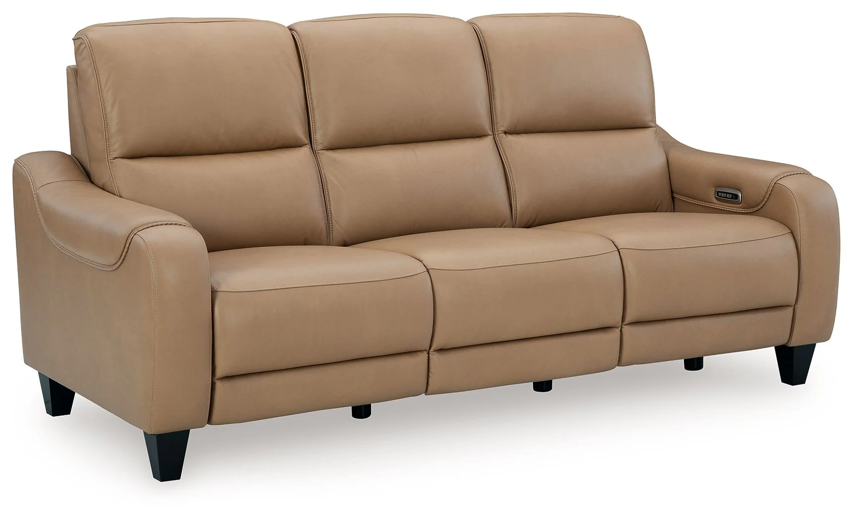 Mosswell – Power Reclining Sofa With Adj Headrest – Toffee