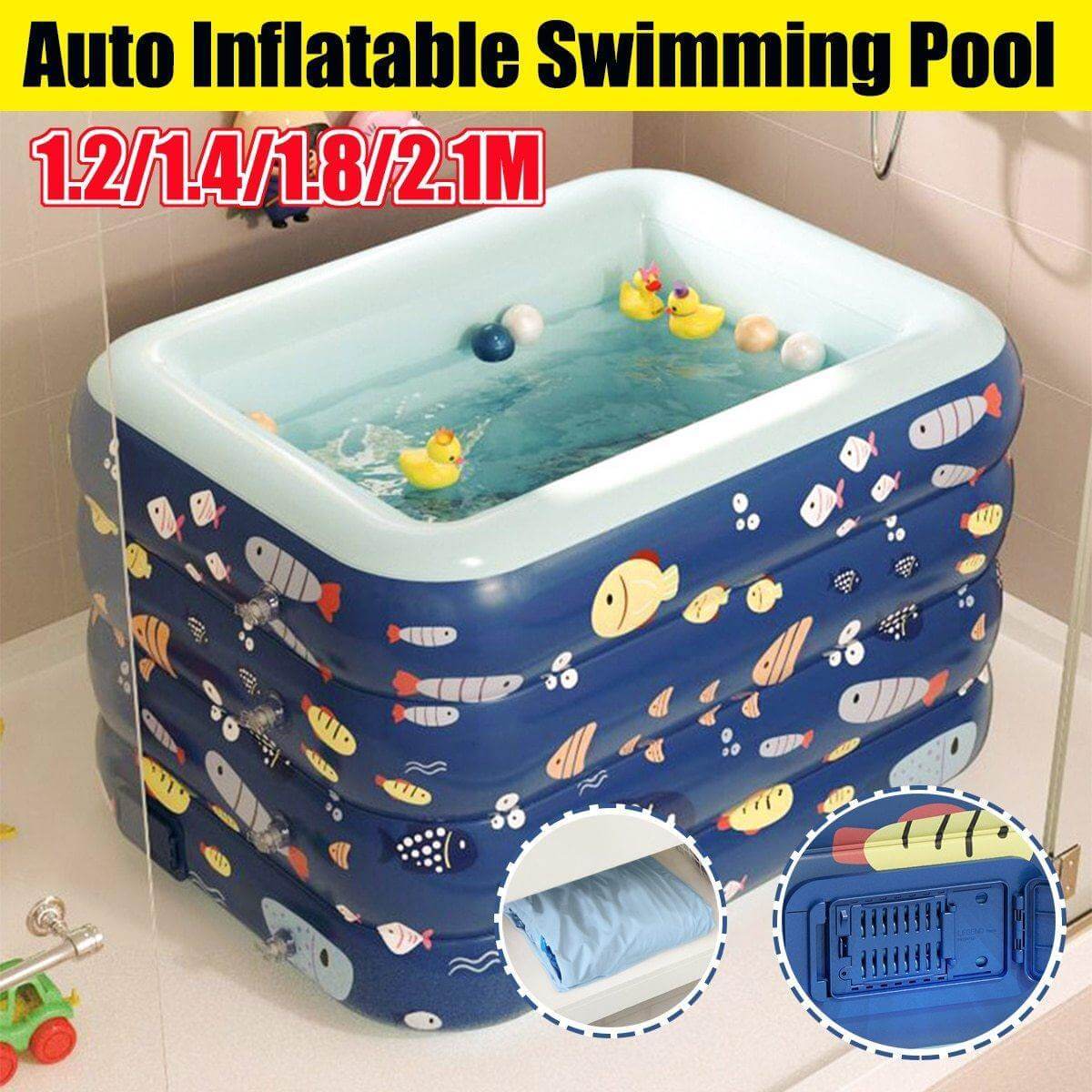 Automatic Inflatable Kids Fun Pool - Image 2