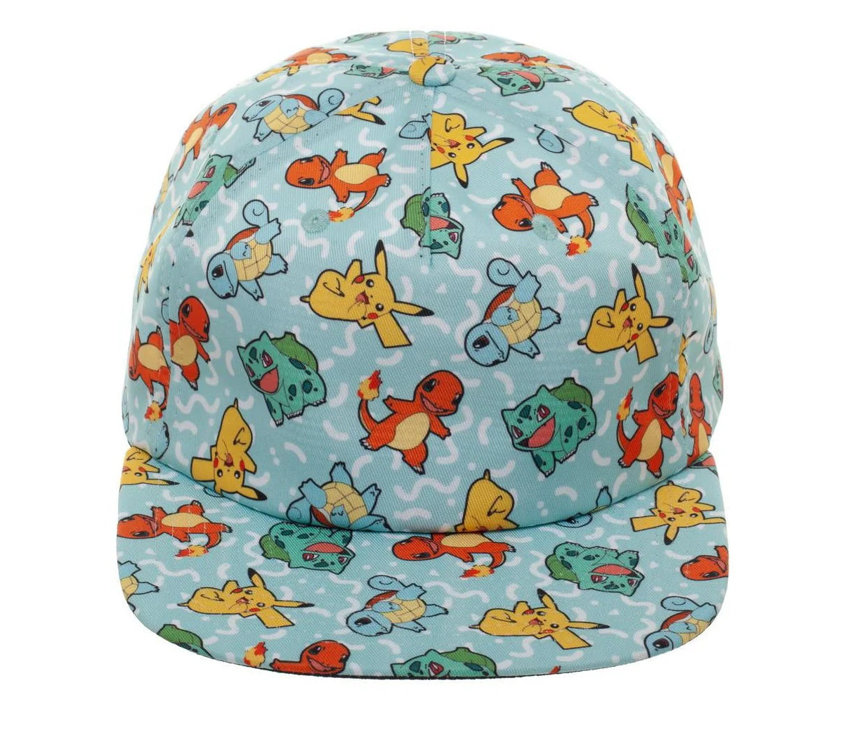 Pokemon Pikachu and Characters Sublimated Snapback Hat Cap - Image 2