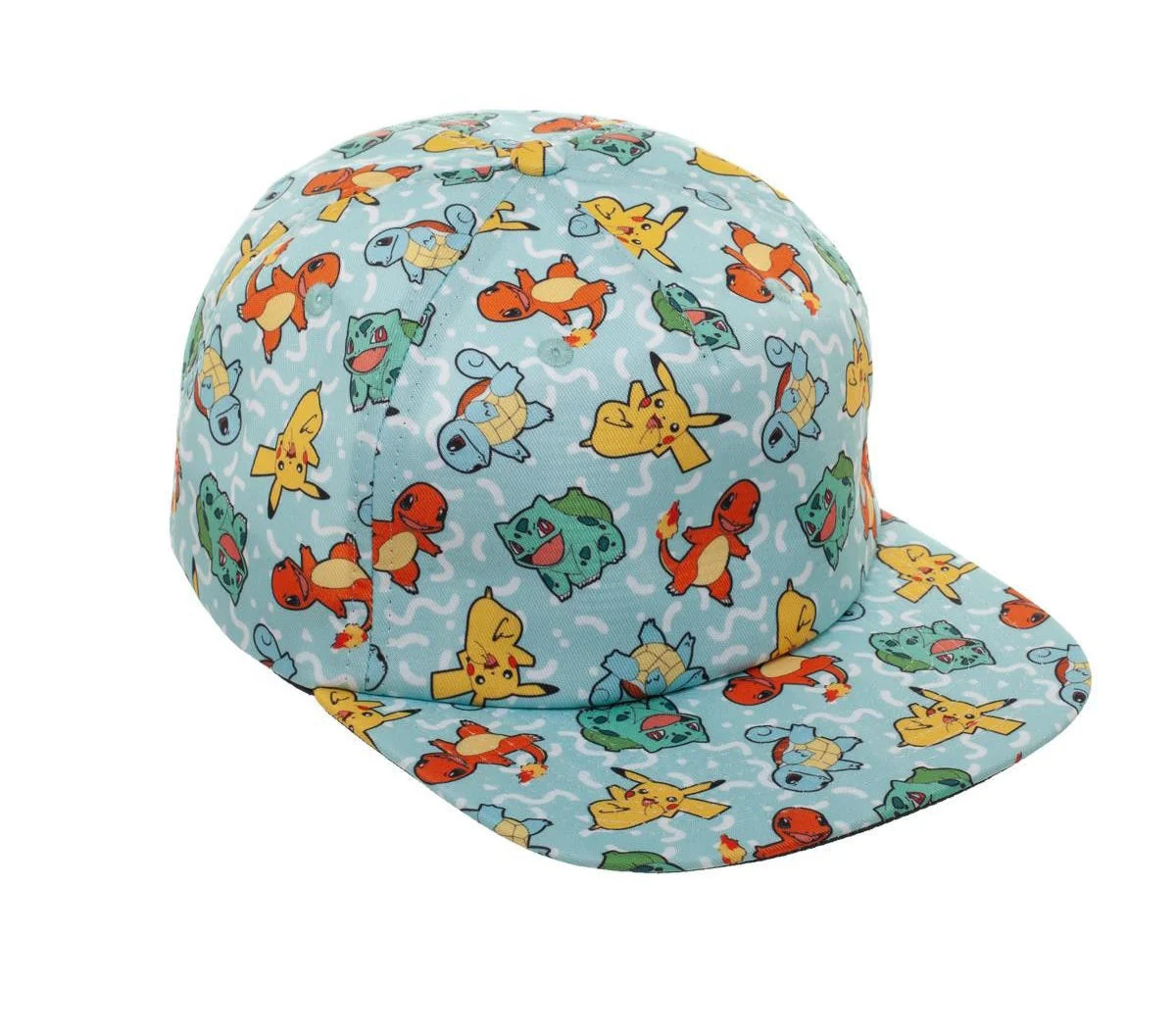 Pokemon Pikachu and Characters Sublimated Snapback Hat Cap - Image 3