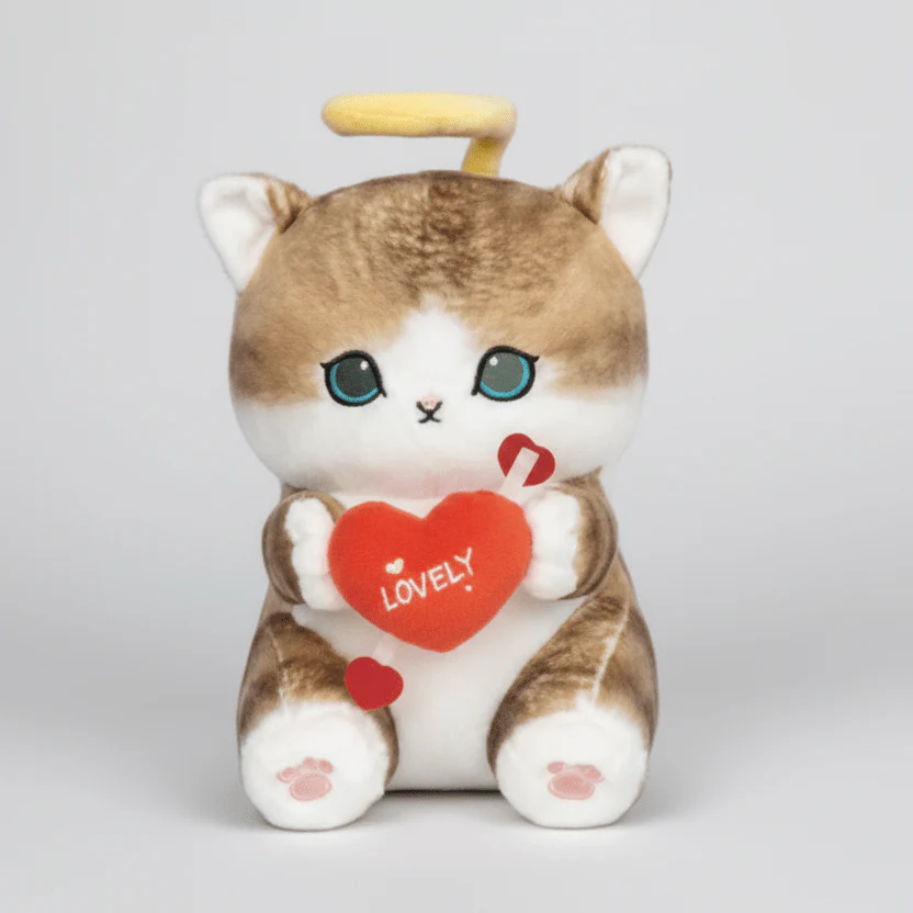 Mofusand Angel Cat Plush 9" - Image 2