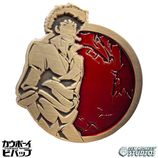 Antique Gold Spike – Cowboy Bebop Portrait Series – Collectible Pin