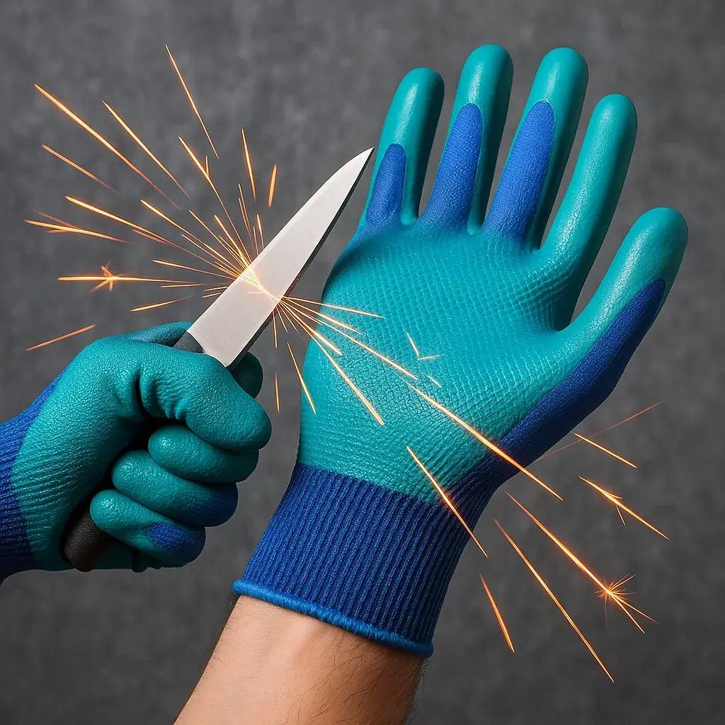 Tough Task Cut Resistant Industrial Work Gloves - Image 3