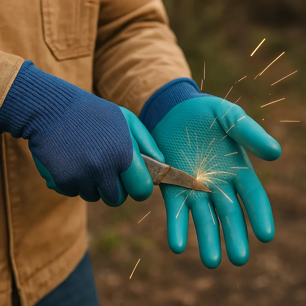 Tough Task Cut Resistant Industrial Work Gloves - Image 1