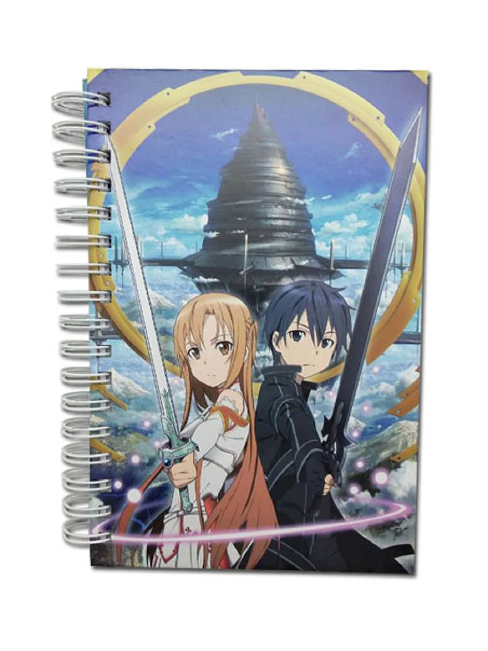 Sword Art Online Kirito & Asuna Anime Spiral Notebook - Image 1