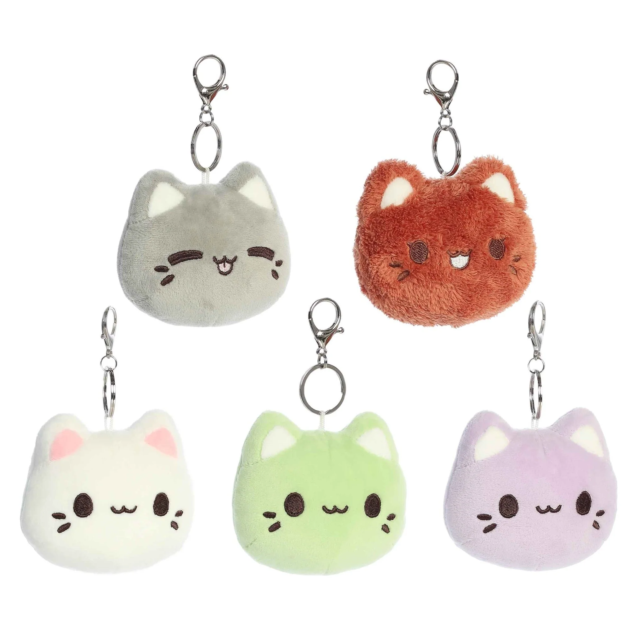 Aurora – Tasty Peach – 4″ Meowchi Face Blind Bag Keychain