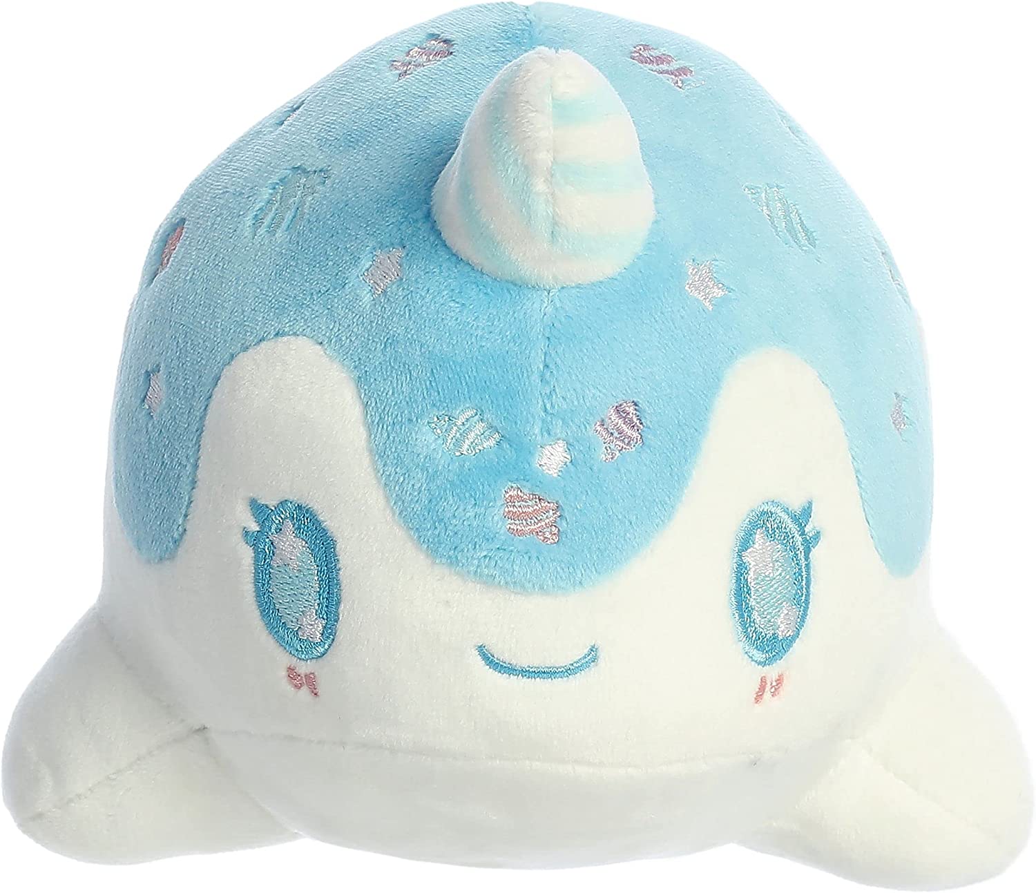 Aurora – Tasty Peach – 7″ Blue Raspberry Nomwhal Plush