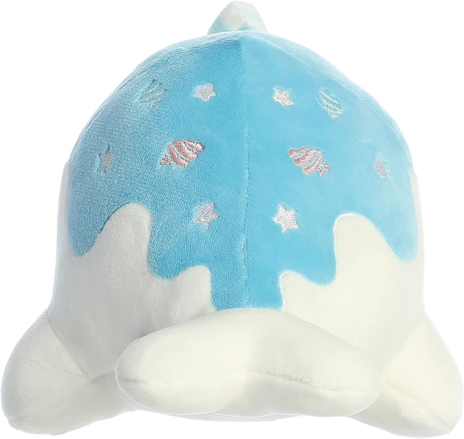 Aurora - Tasty Peach - 7" Blue Raspberry Nomwhal Plush - Image 3