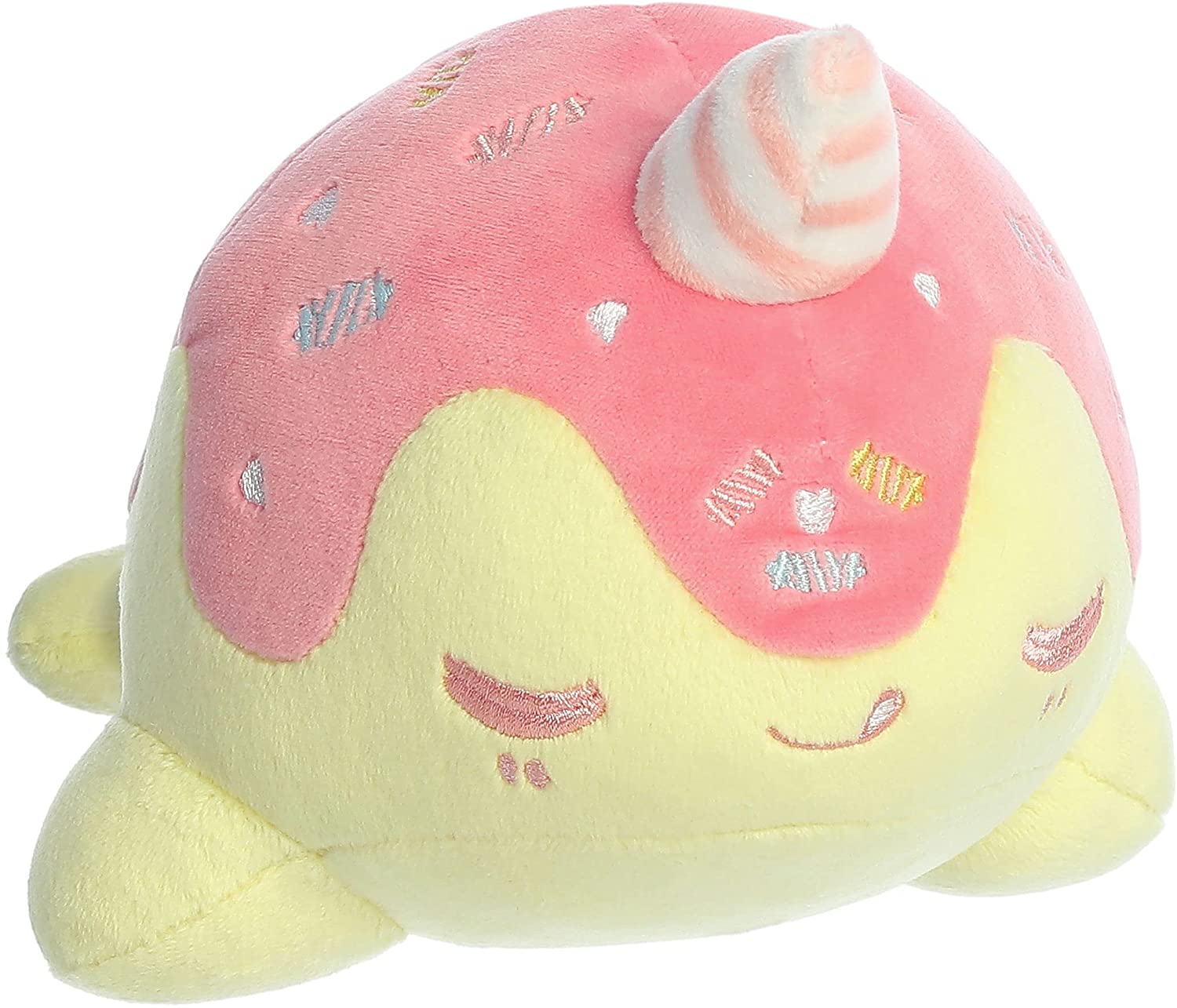 Aurora - Tasty Peach - 7" Bubble Gum Nomwhal Plush - Image 2