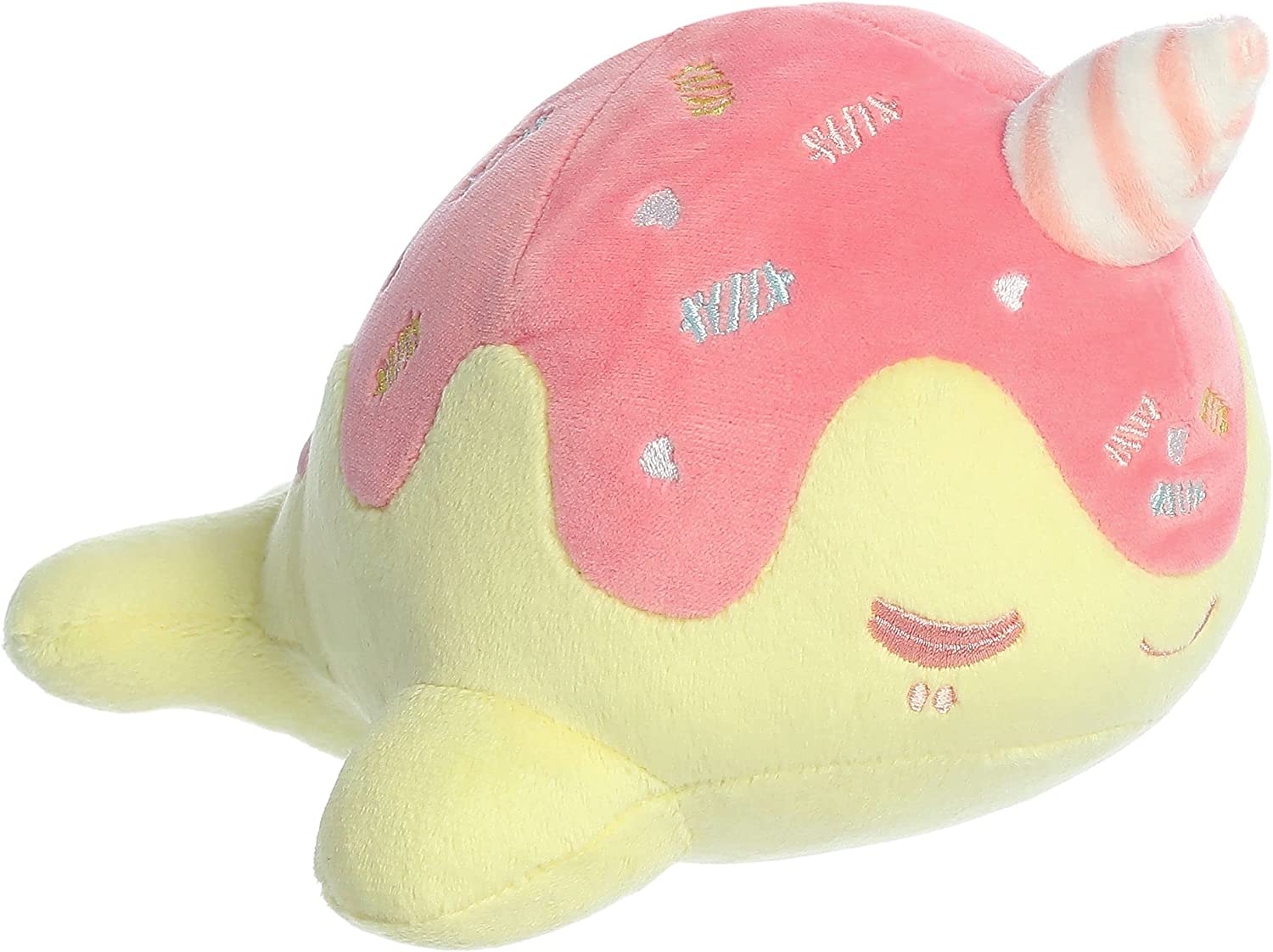 Aurora - Tasty Peach - 7" Bubble Gum Nomwhal Plush - Image 3