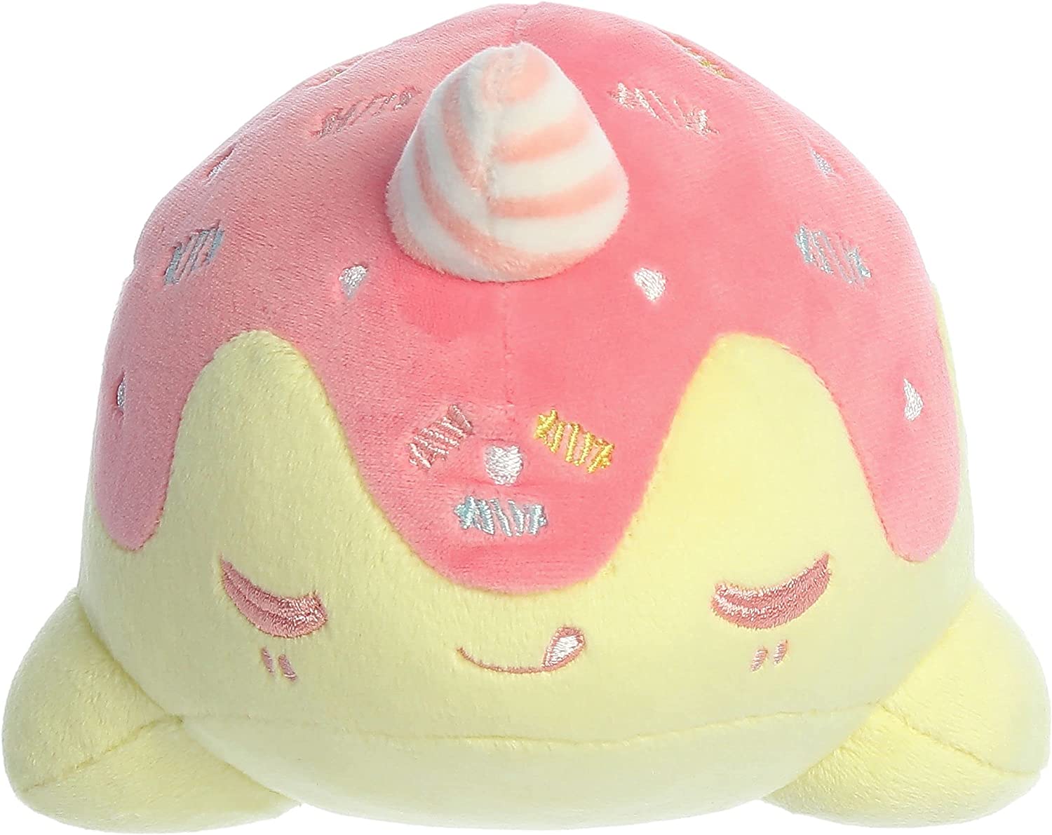 Aurora – Tasty Peach – 7″ Bubble Gum Nomwhal Plush