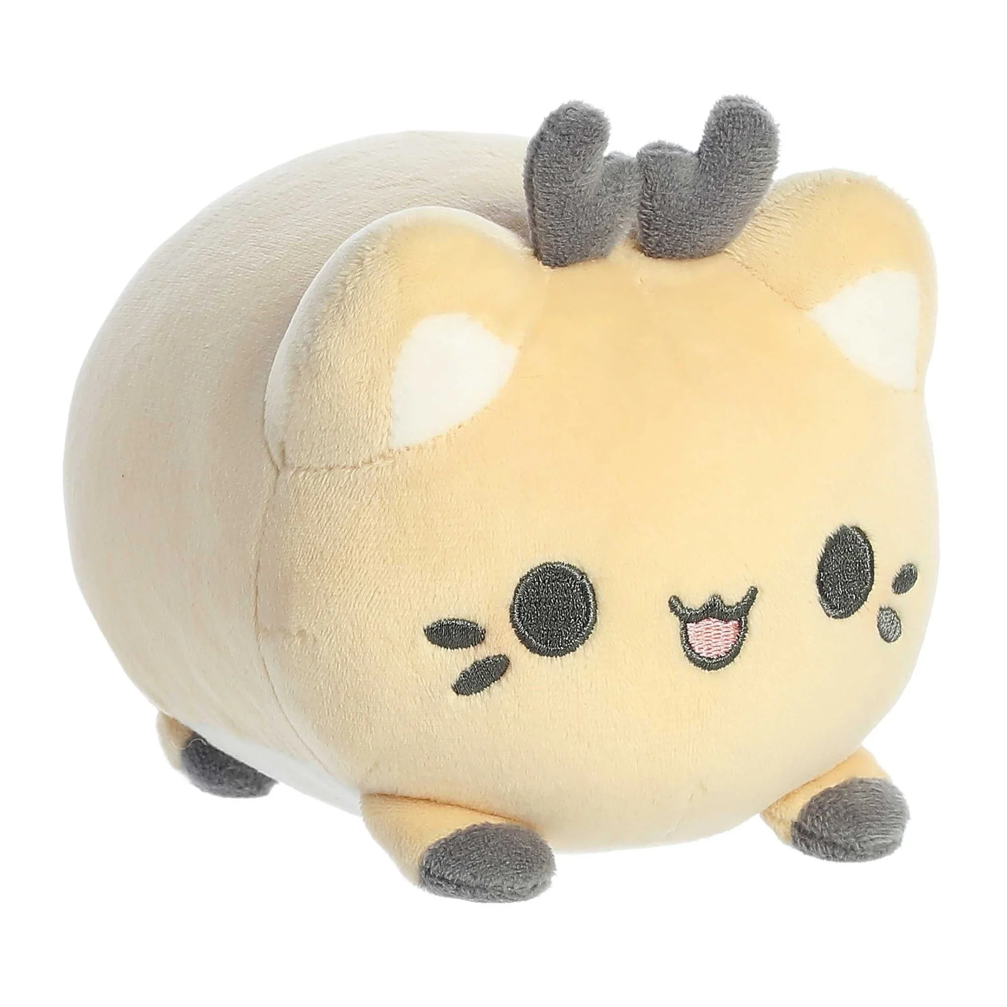 Aurora – Tasty Peach – 7″ Cream Reindeer Meowchi Plush