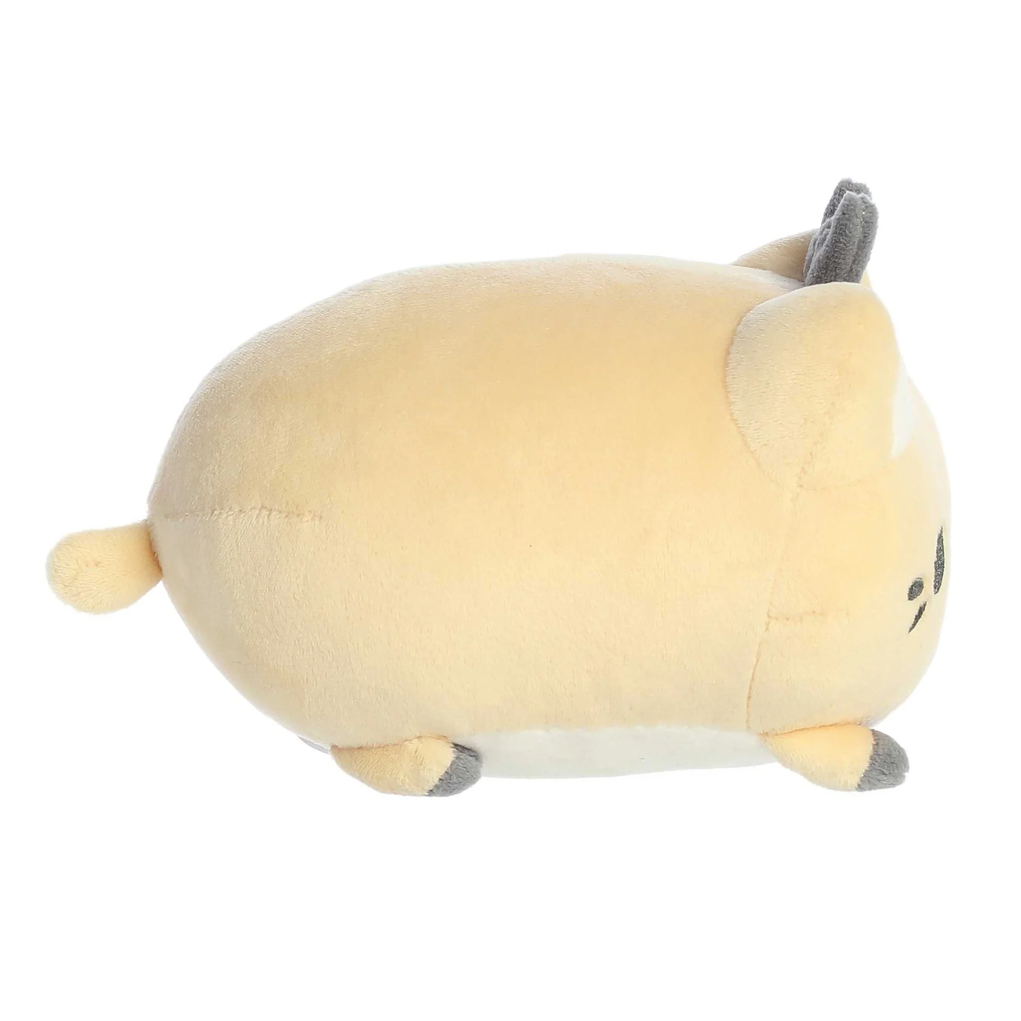 Aurora - Tasty Peach - 7" Cream Reindeer Meowchi Plush - Image 3