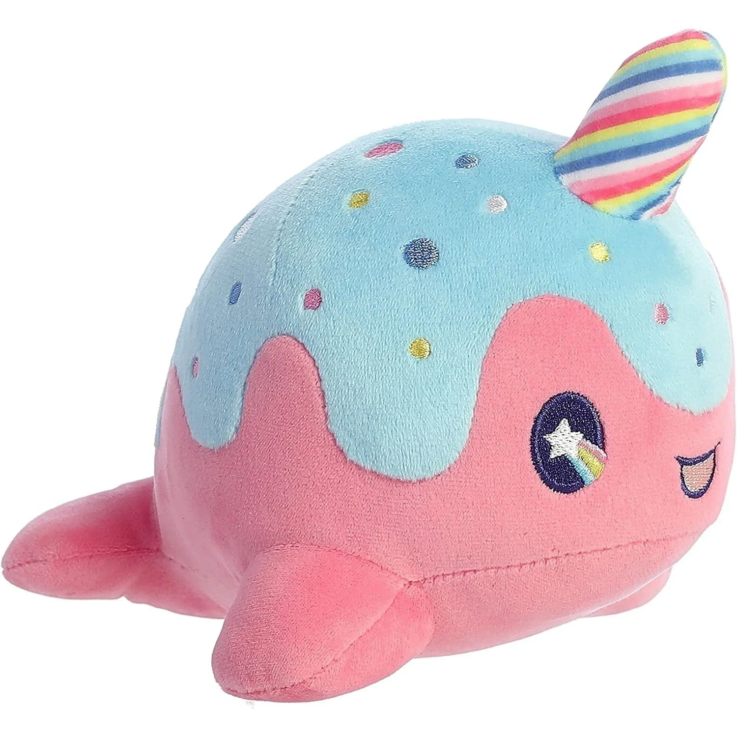 Aurora - Tasty Peach - 7" Lollipop Nomwhal Plush - Image 3