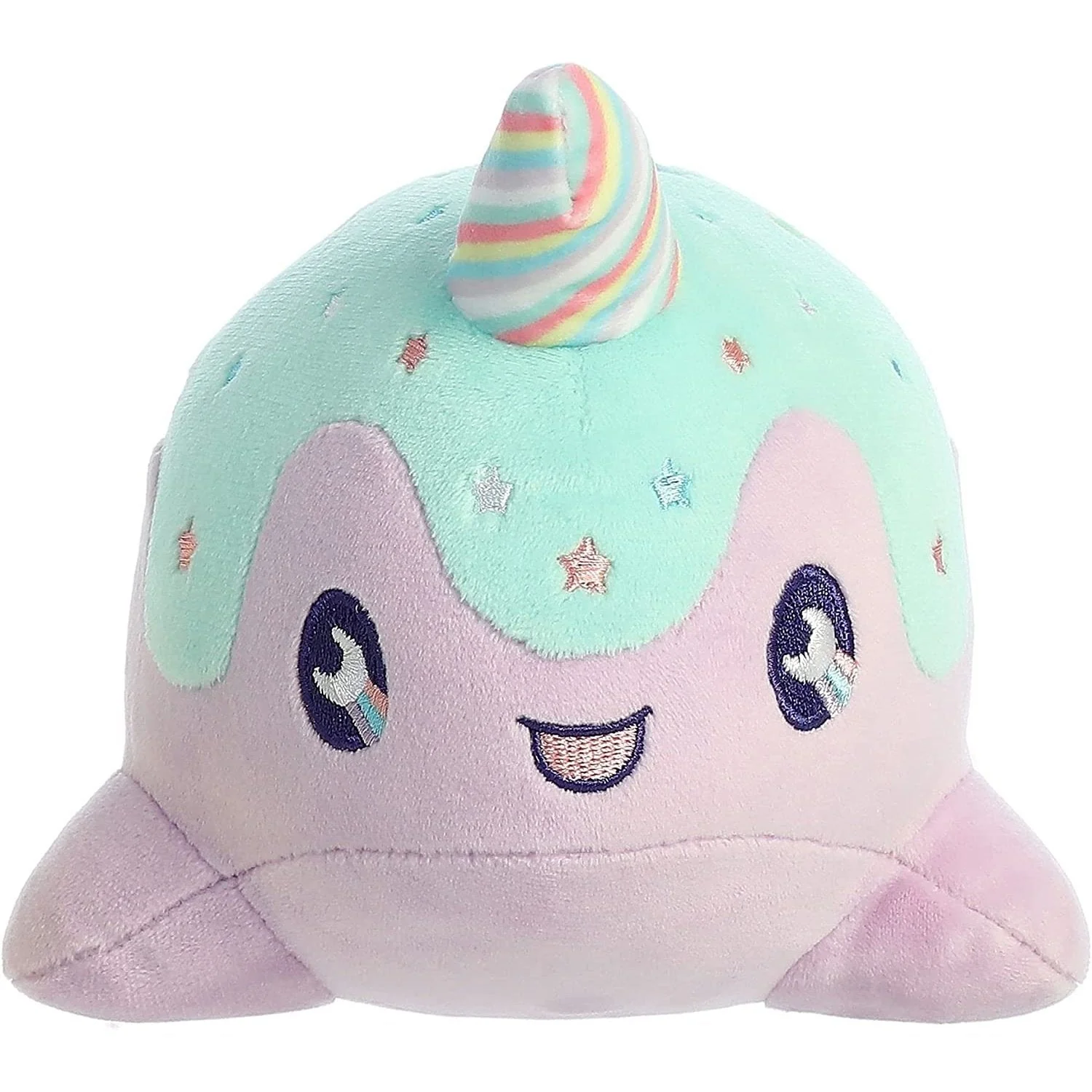 Aurora – Tasty Peach – 7″ Pastel Lollipop Nomwhal Plush