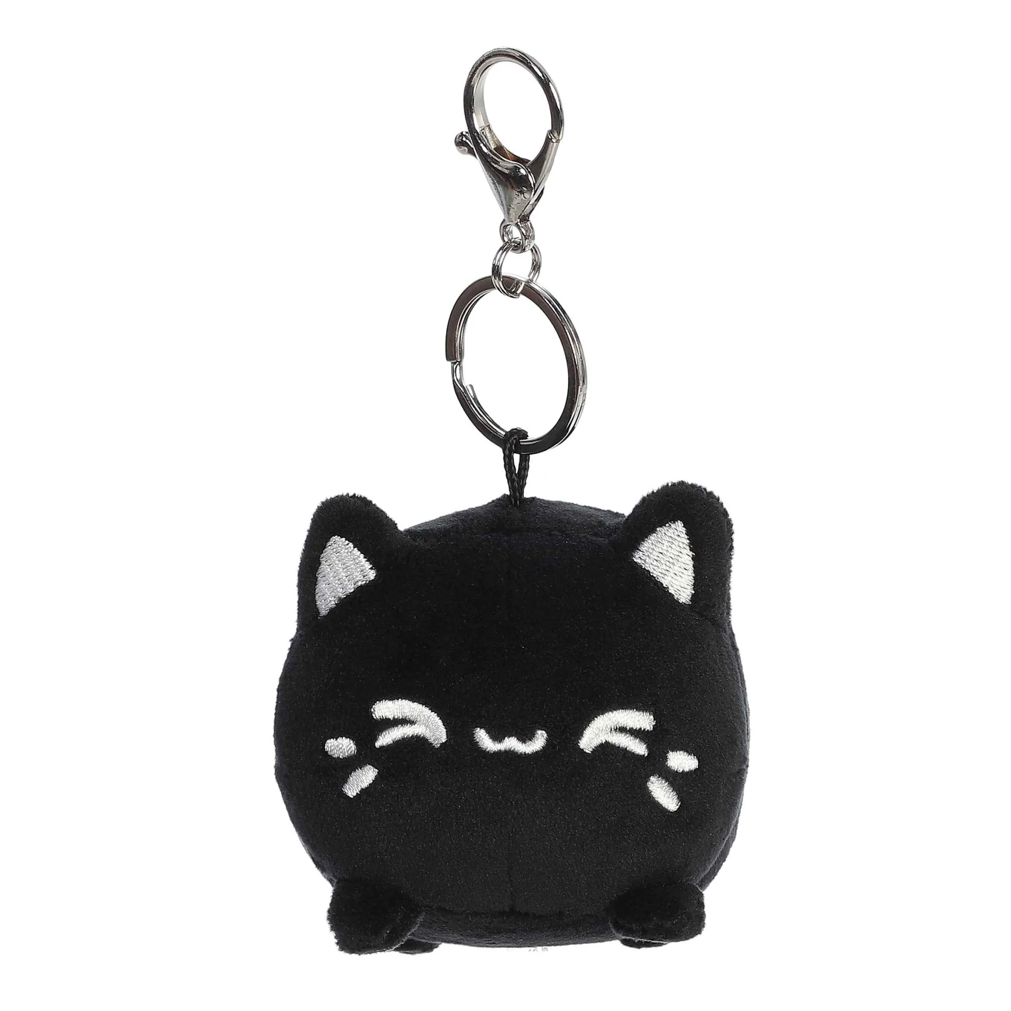 Aurora – Tasty Peach – Black Sesame Meowchi Clip-On 3.5″ Plush