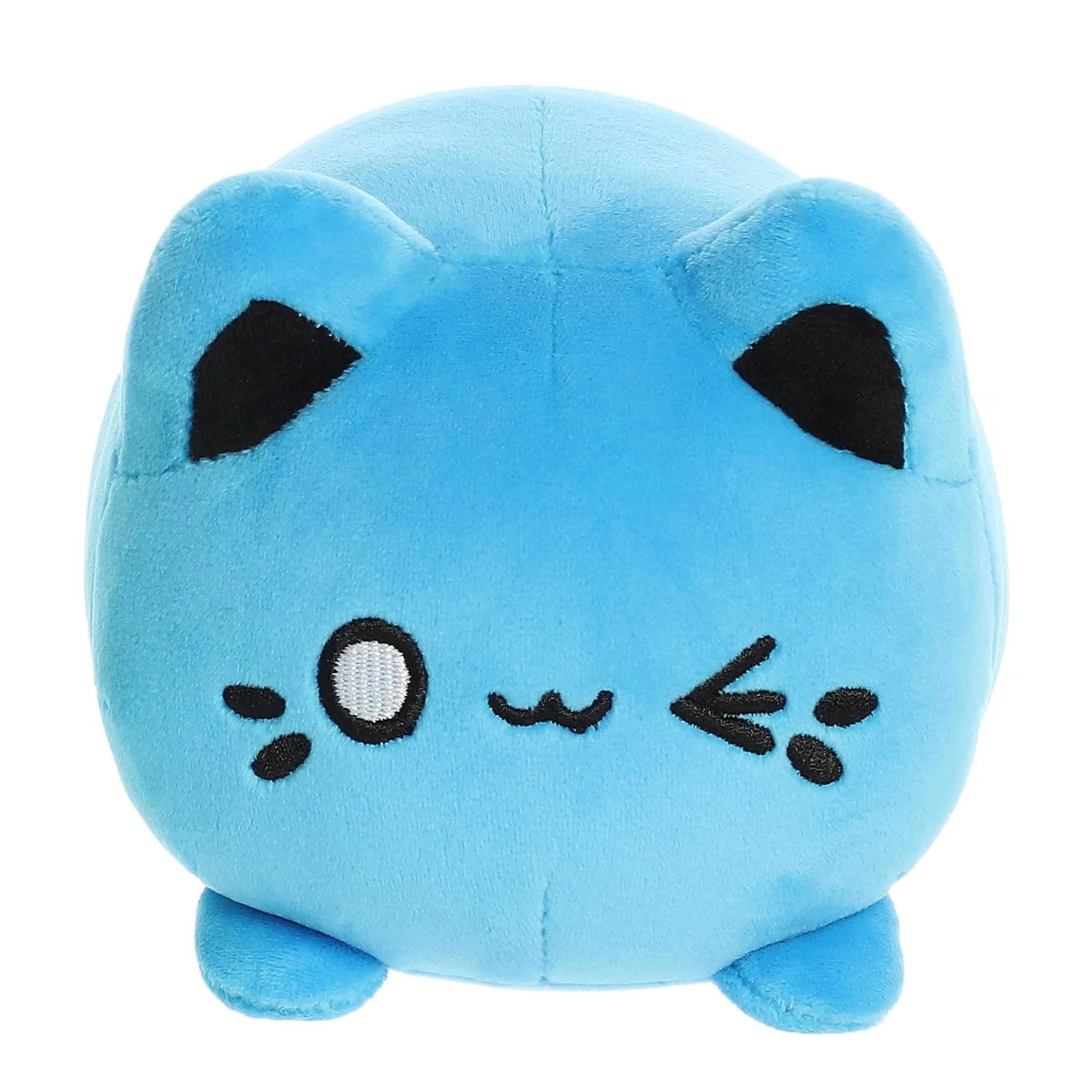 Aurora - Tasty Peach - Electric Blue Meowchi 7" Plush - Image 2