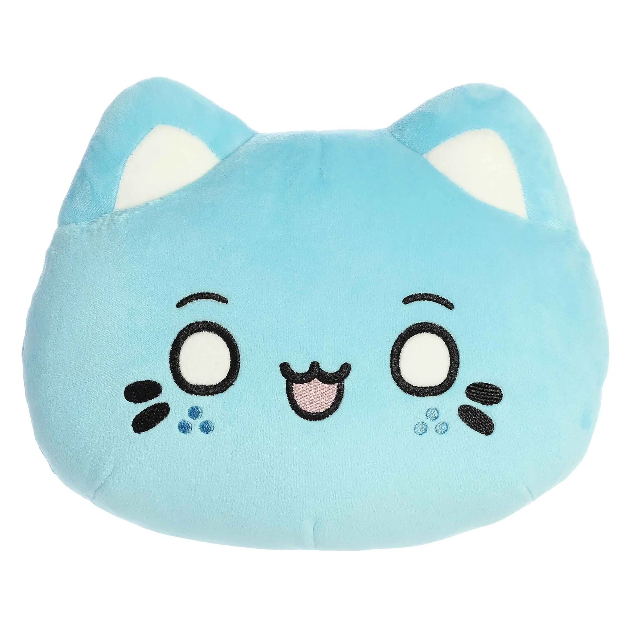 Aurora – Tasty Peach – Meowchi Face Plush – 10″ Marble Soda Plush