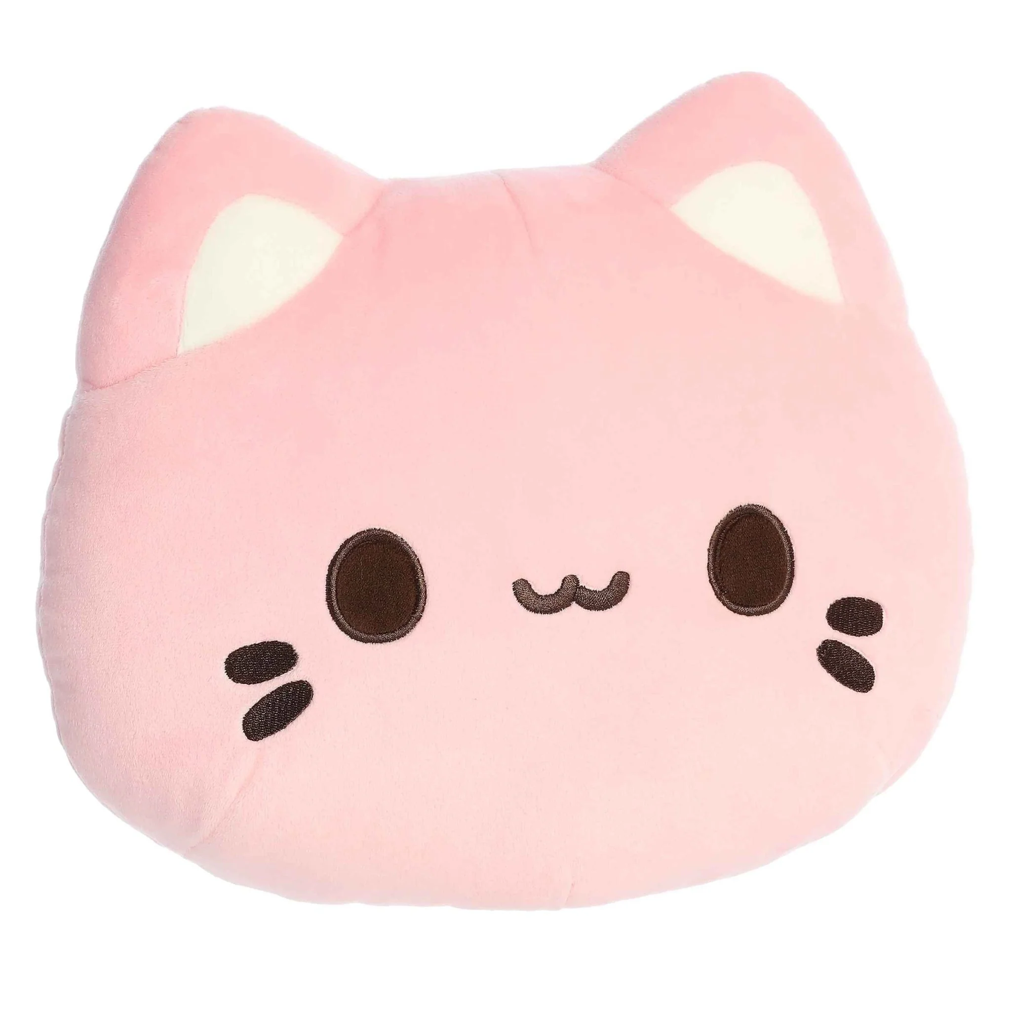 Aurora - Tasty Peach - Meowchi Face Plush - 10" Strawberry Plush - Image 2