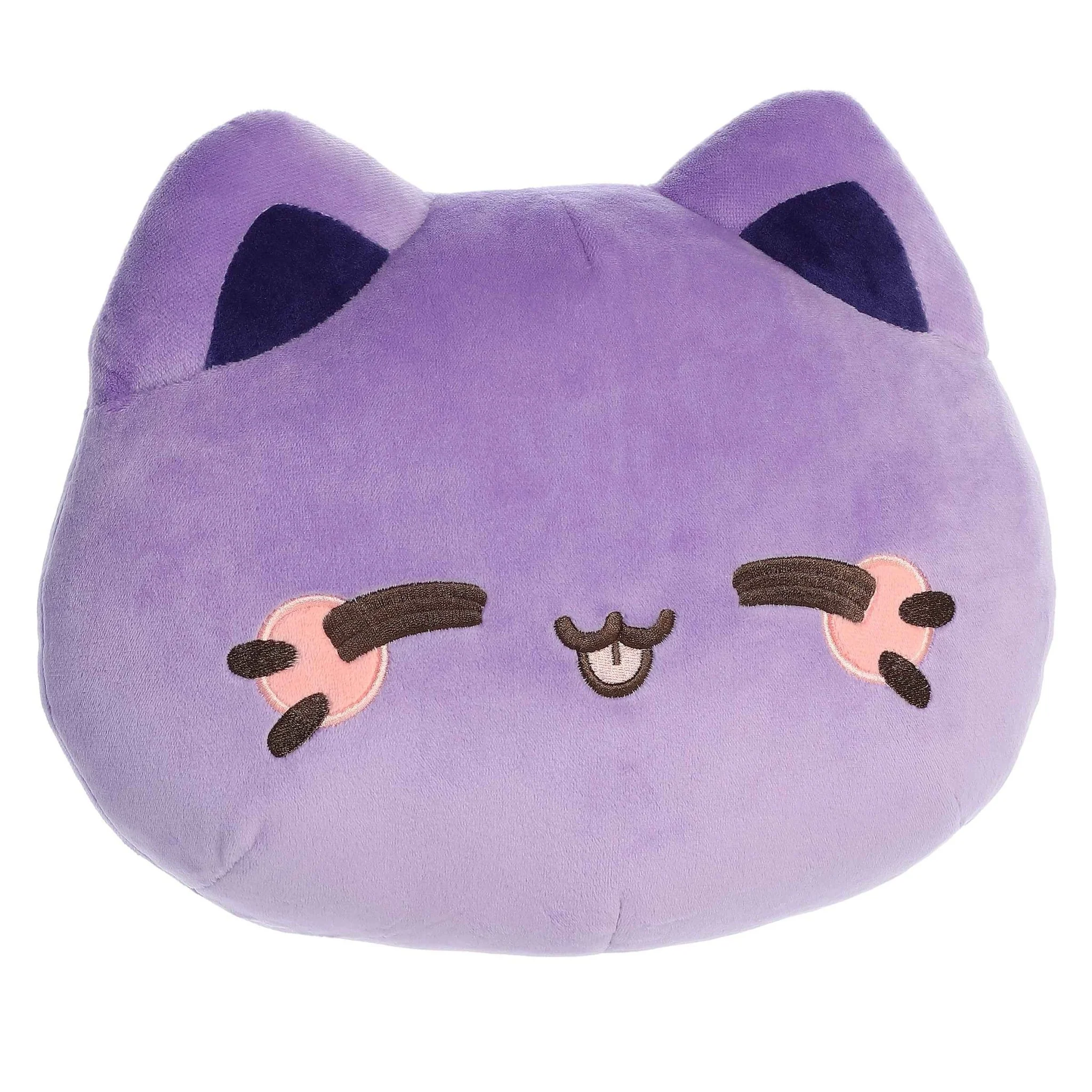 Aurora – Tasty Peach – Meowchi Face Plush – 10″ Ube Plush