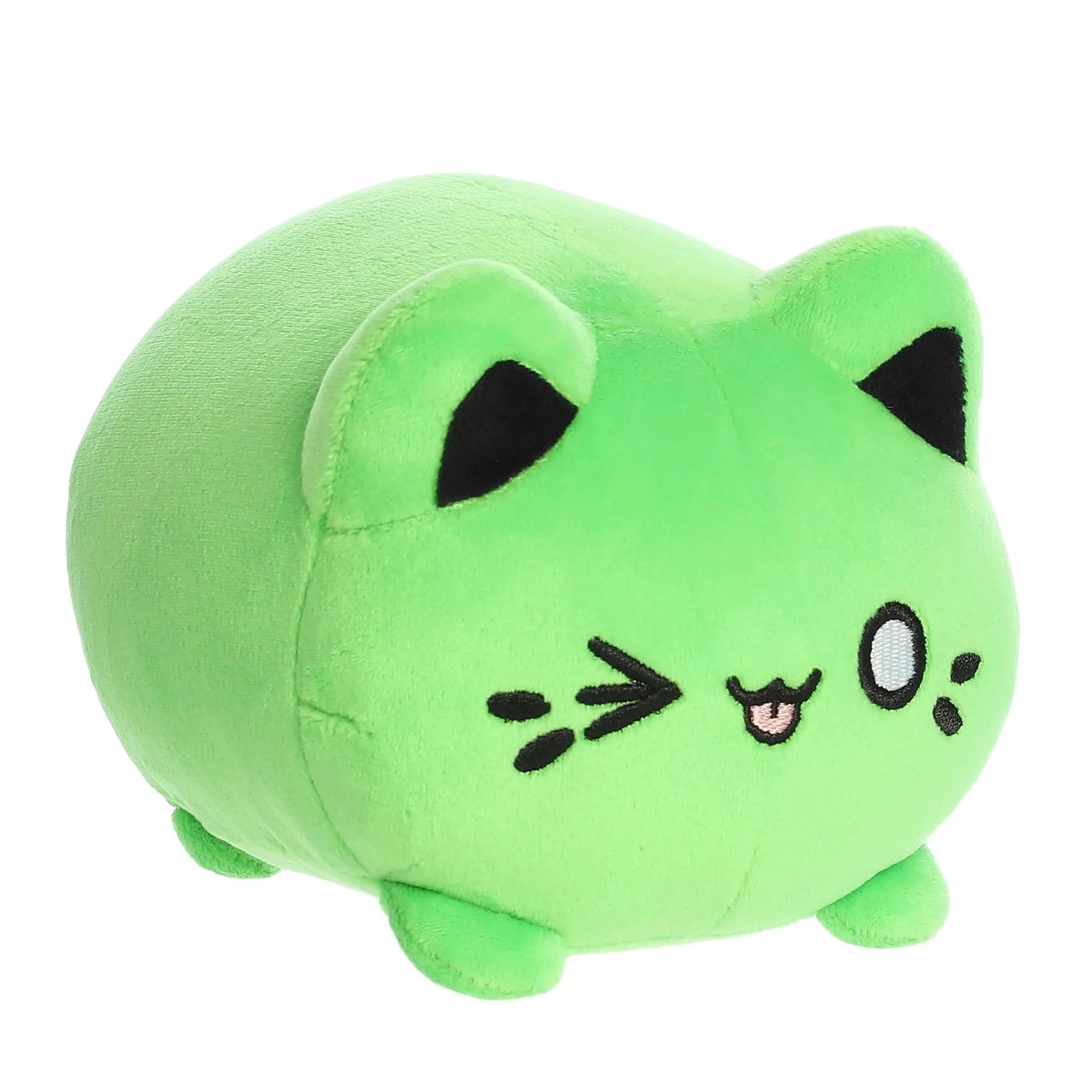Aurora - Tasty Peach - Toxic Green Meowchi 7" Plush - Image 2