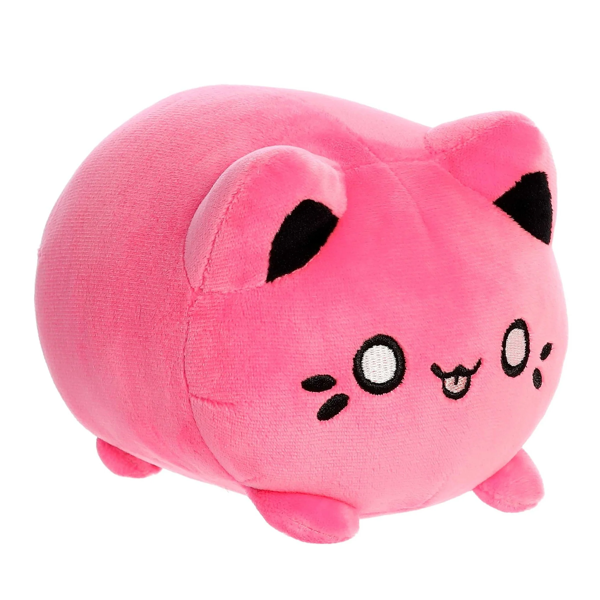 Aurora - Tasty Peach - Vivid Pink Meowchi 7" Plush - Image 3
