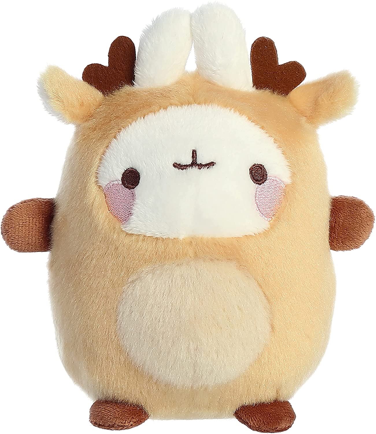 Aurora World Molang – 6″ Reindeer Molang Plush