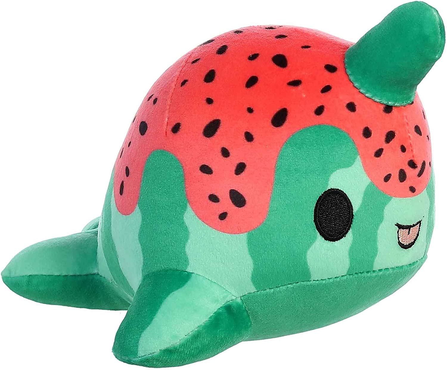 Aurora World Tasty Peach - 7" Watermelon Nomwhal Plush - Image 2