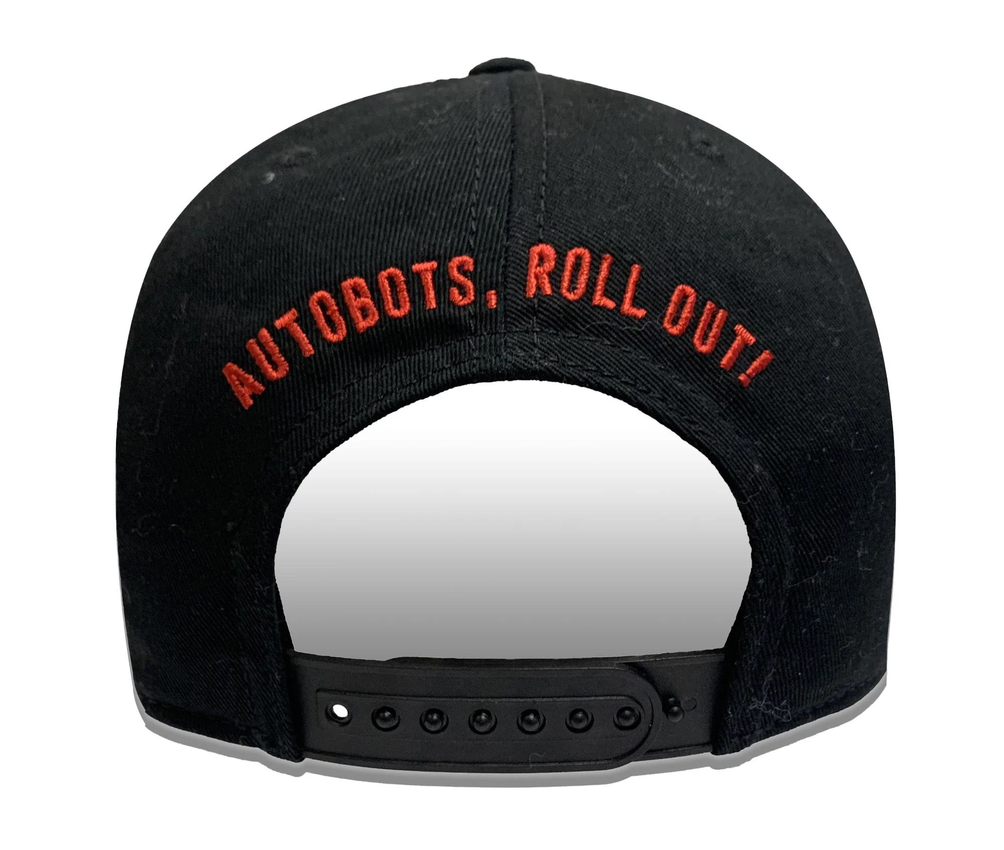 Transformers Autobots Color Shield 80's Cartoon Black Snapback Cap Hat - Image 2
