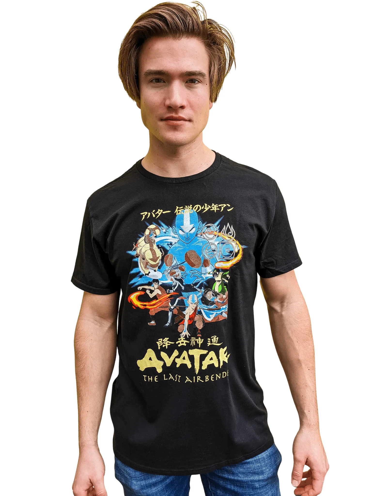 Avatar The Last Airbender Poster Release Adult T Shirt - Image 2