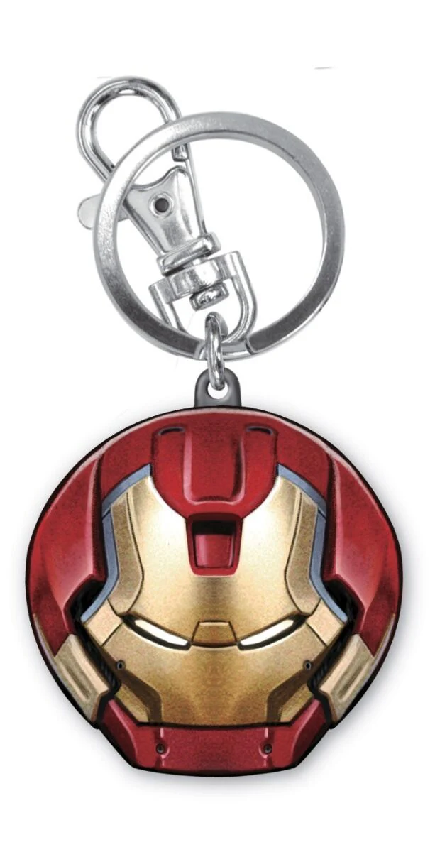 Avengers Hulkbuster Colored Pewter Key Chain Key Ring Marvel - Image 1
