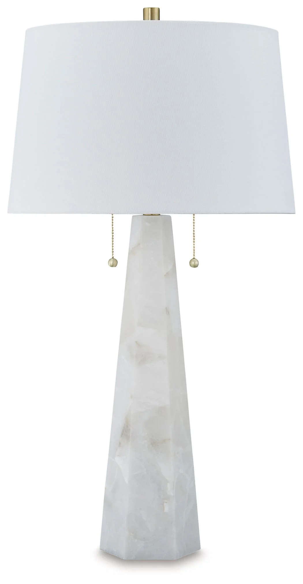 Laurellen - Alabaster Table Lamp - White - Image 1