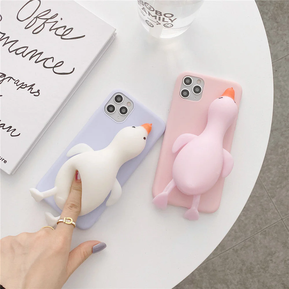 Goofy Goose Stress Reliever iPhone Case - Image 3
