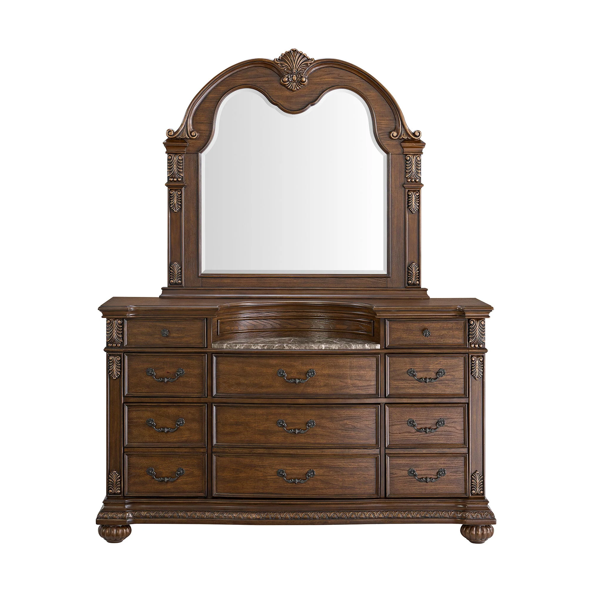 Cadenza - Dresser And Mirror Set - Brown - Image 3