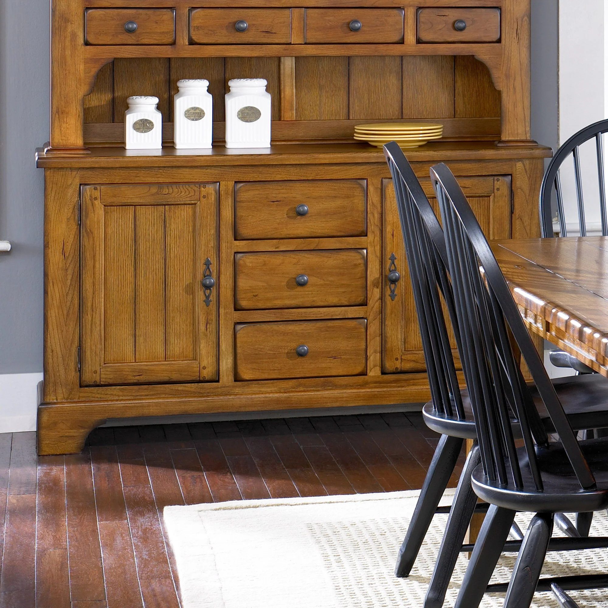 Treasures - Buffet - Rustic Oak - Image 2