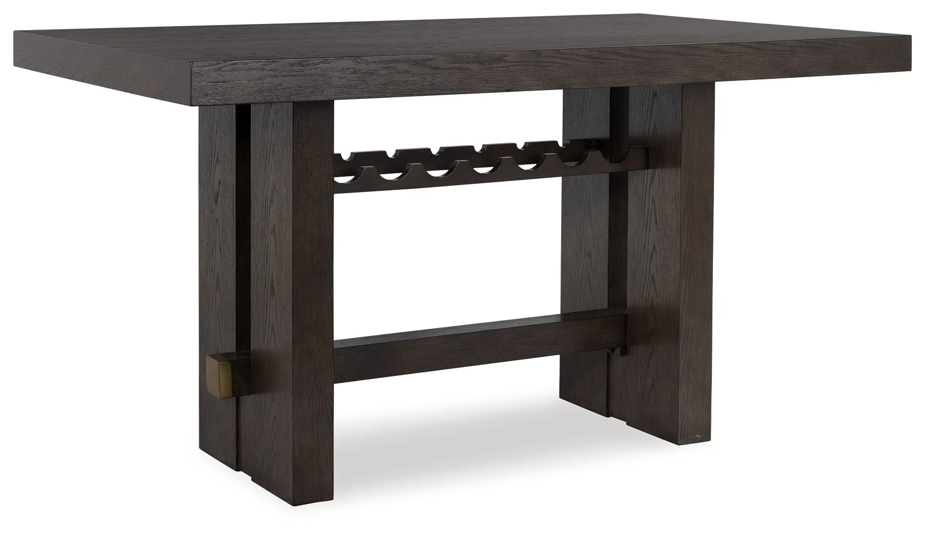 Burkhaus – Rectangular Dining Room Counter Table – Dark Brown