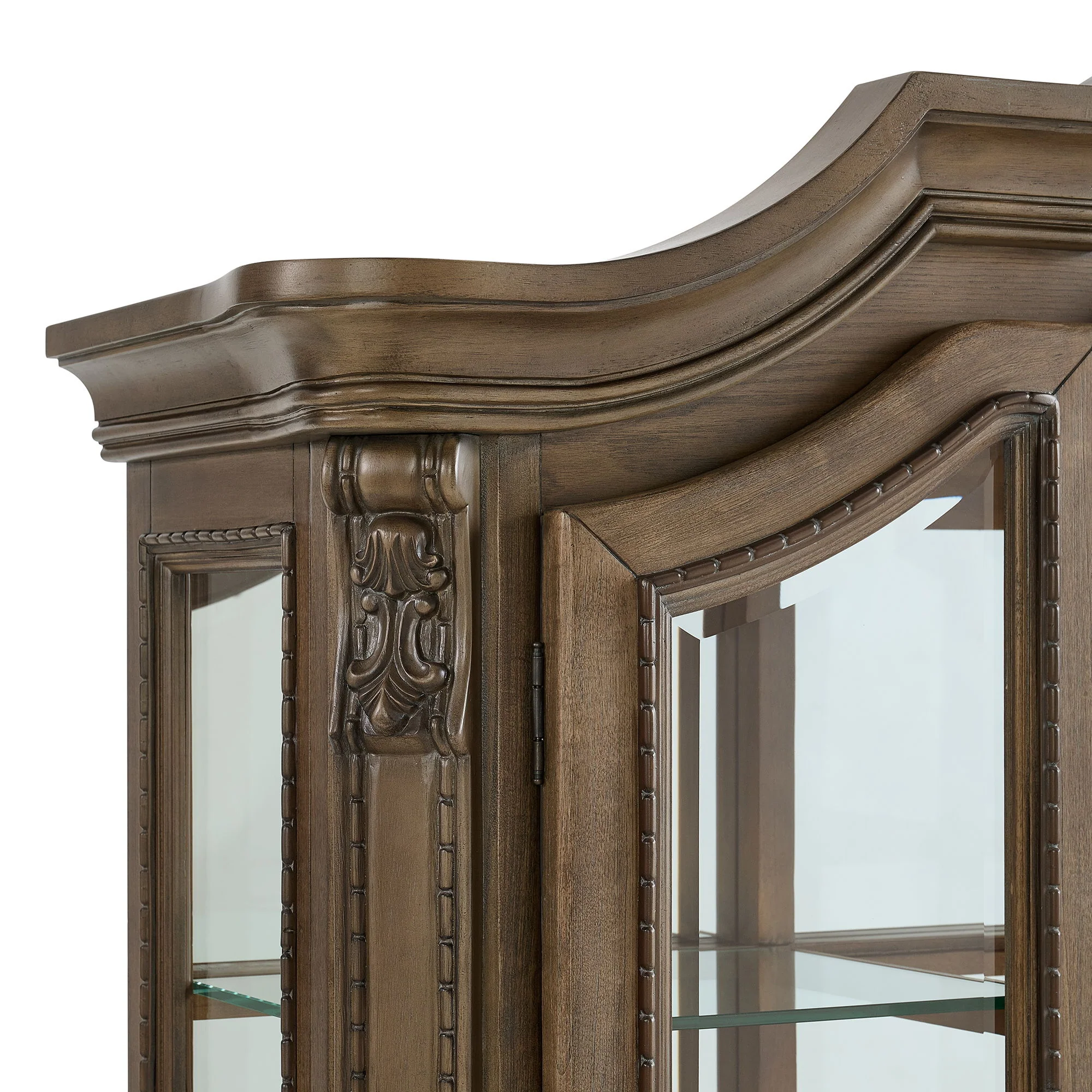 Madison Park - Hutch With LED - Walnut - Image 3