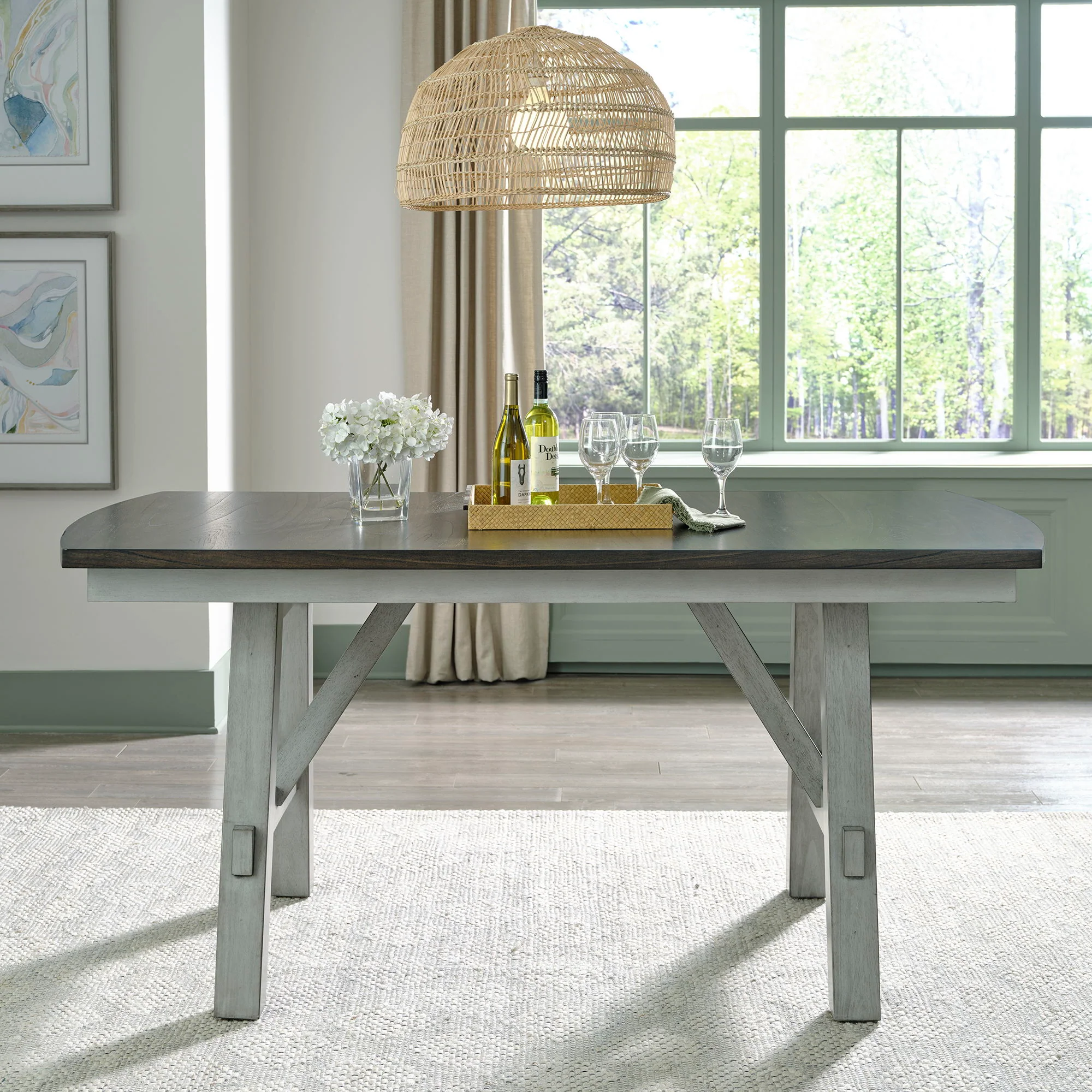 Newport - Gathering Table - Smokey Gray / Carbon Gray - Image 1