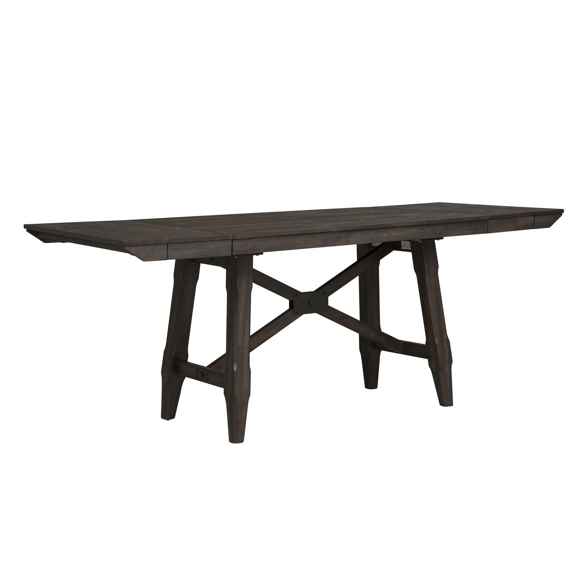 Double Bridge - Trestle Table - Dark Chestnut - Image 3