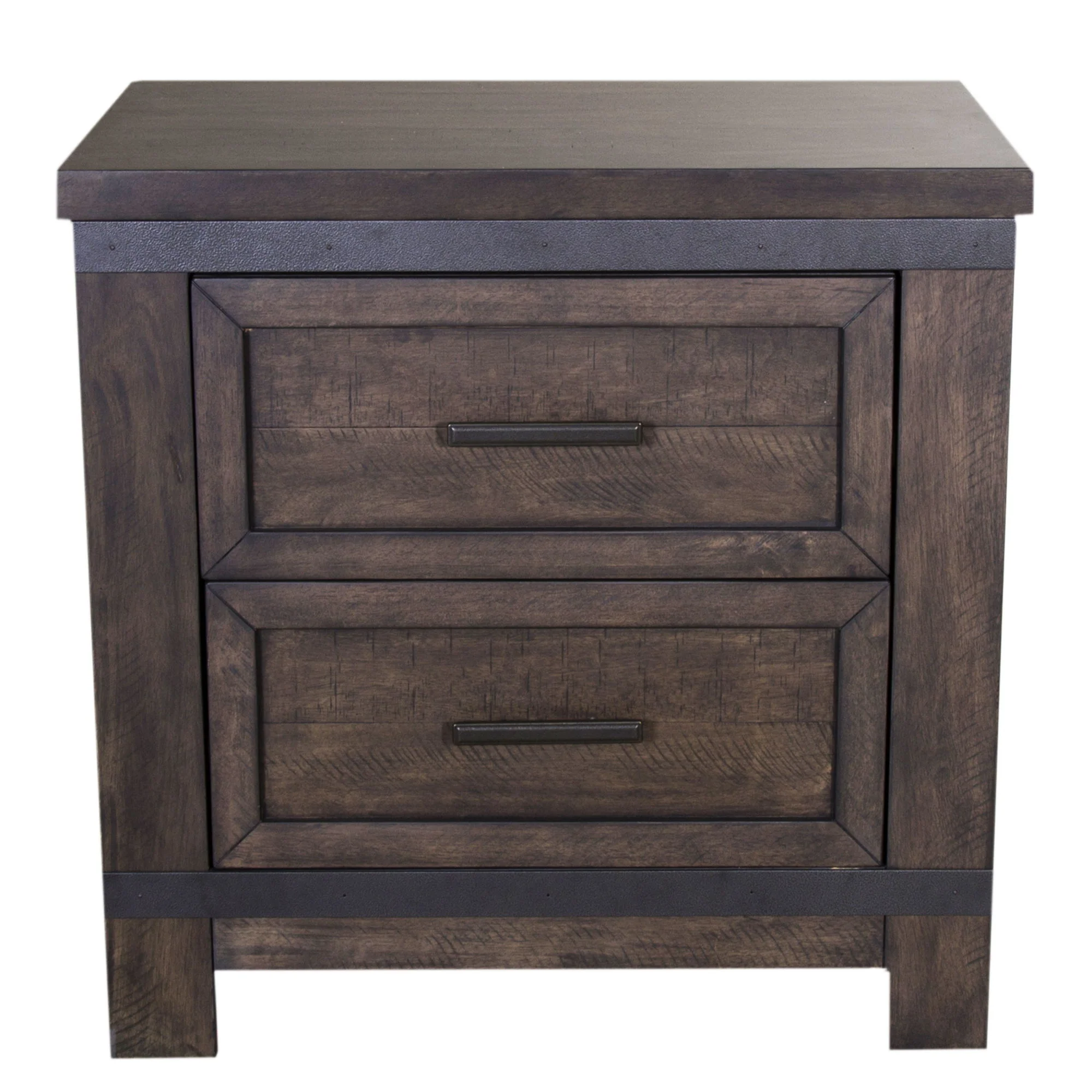 Thornwood Hills - Nightstand - Rock Beaten Brown - Image 1