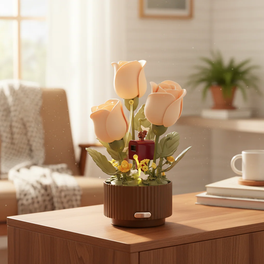 Magic Bloom LED Interactive Flower Lamp - Image 1