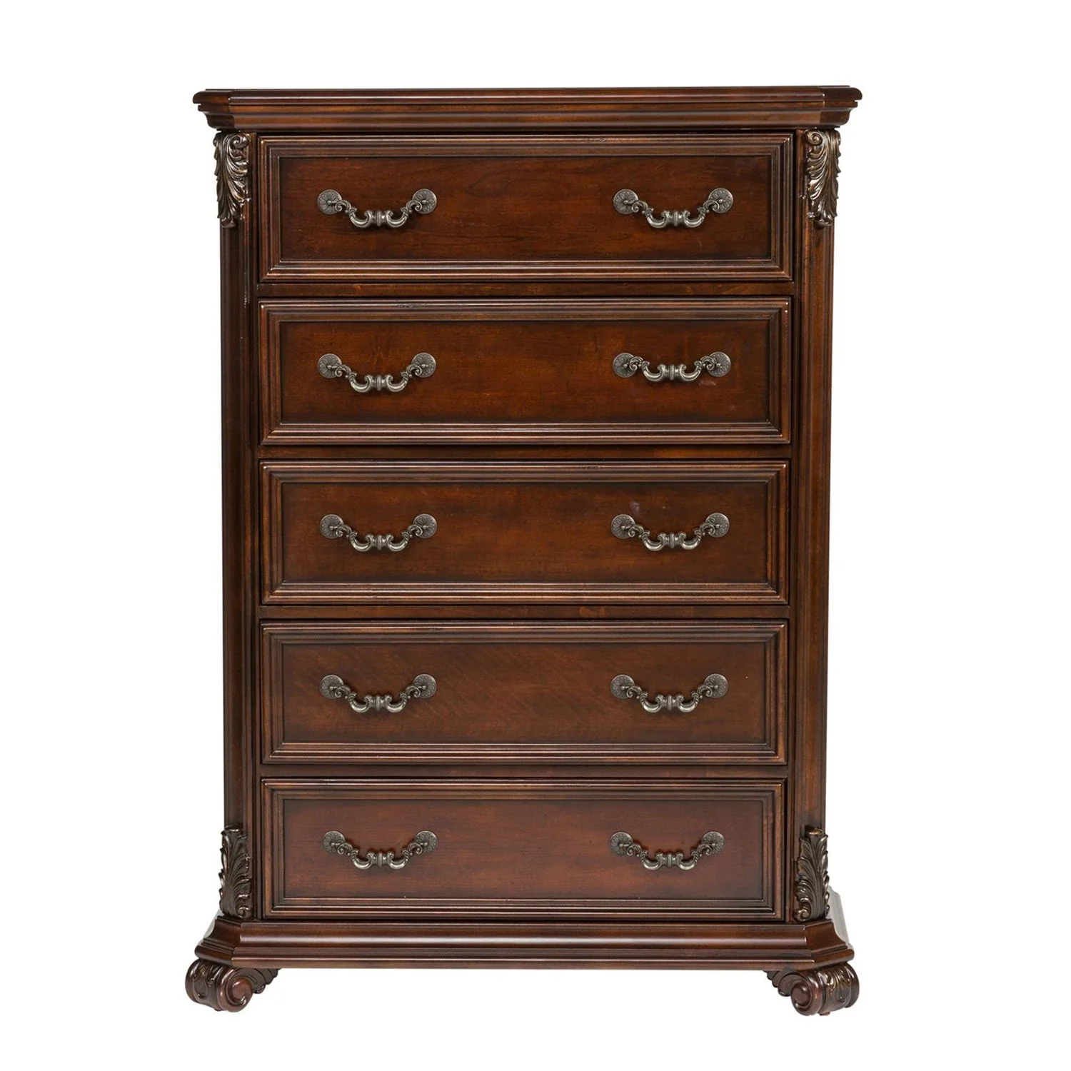 Messina Estates - 5 Drawer Chest - Dark Brown - Image 1
