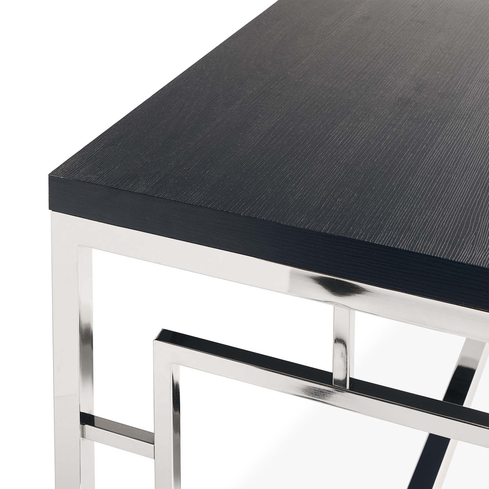 Ezra - 24" End Table - Chrome - Image 3