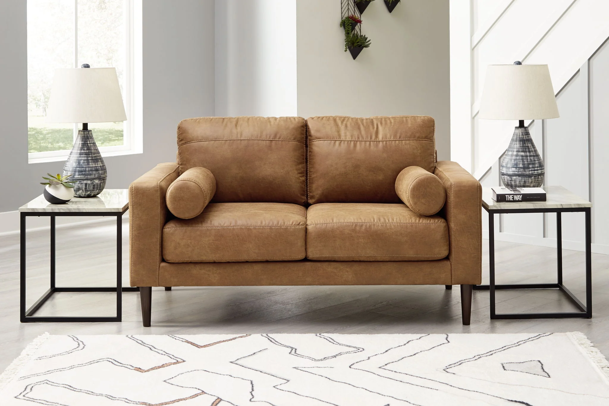 Telora - Loveseat - Caramel - Image 3