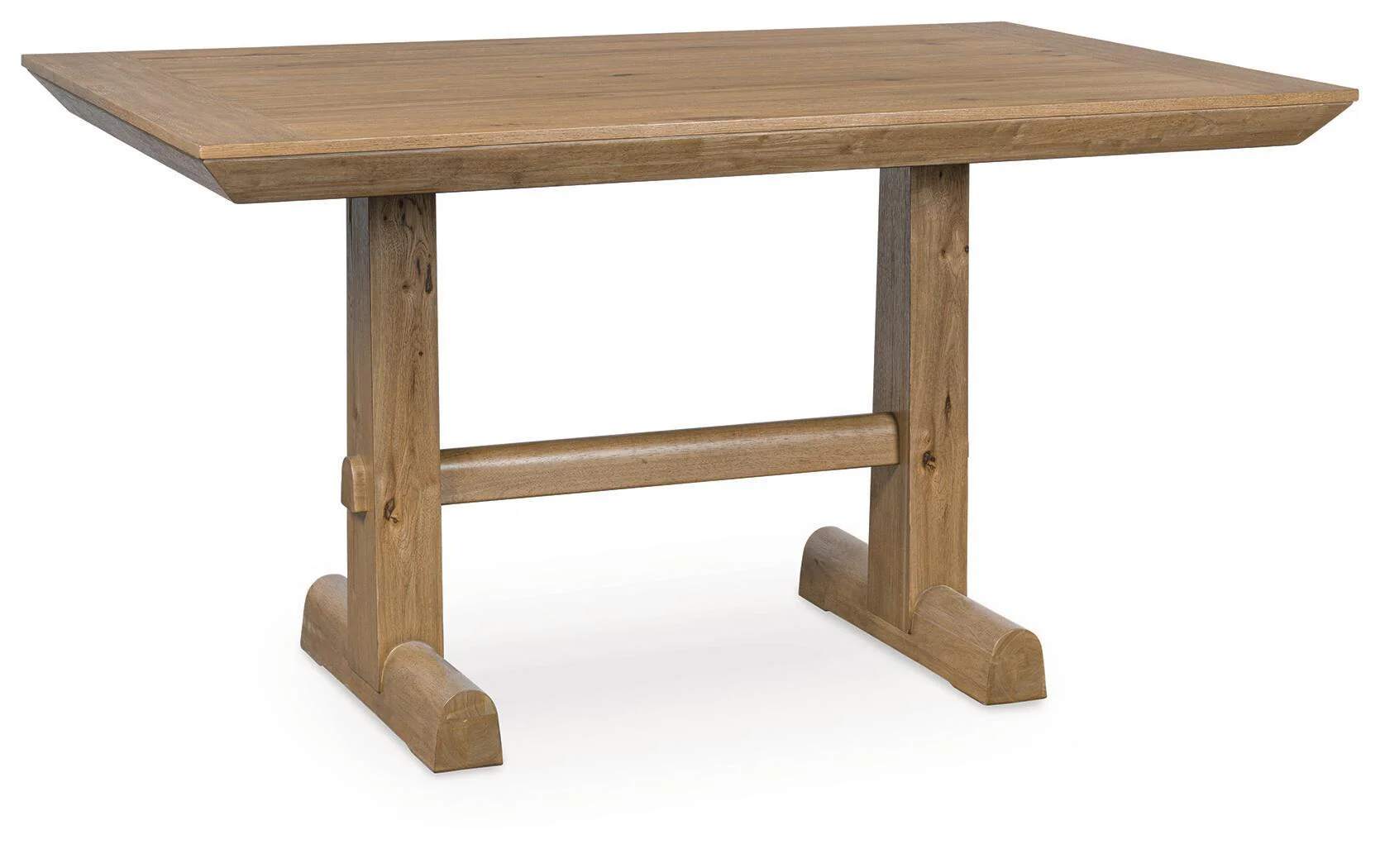 Ridgester - Rectangular Dining Room Counter Table - Light Brown - Image 1