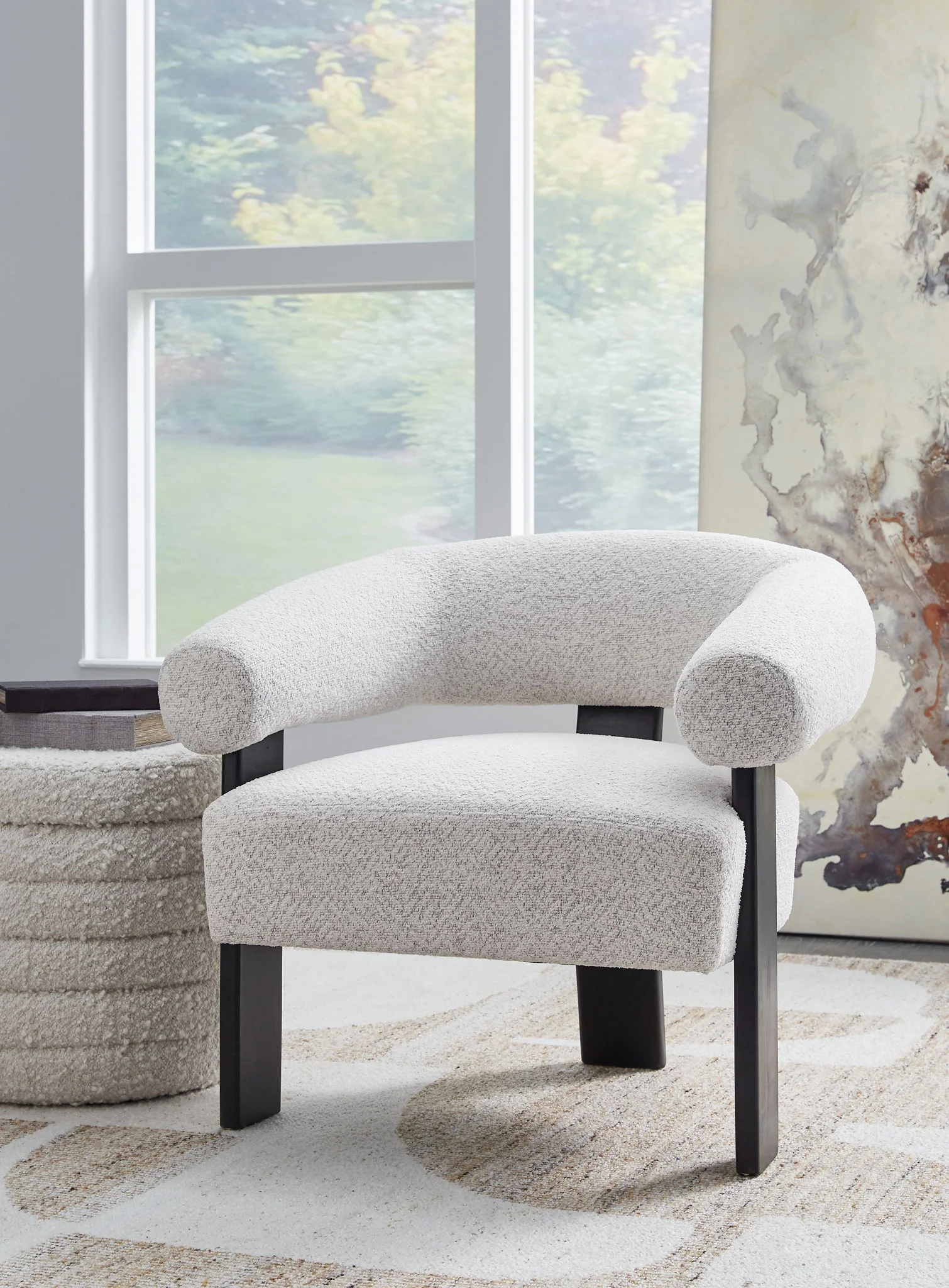 Dultish - Accent Chair - Snow - Image 3